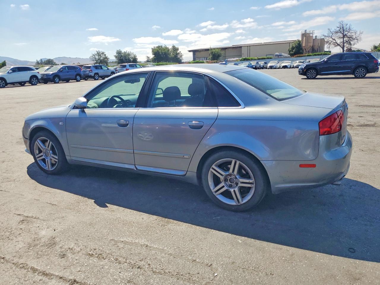 2008 Audi A4 2.0t Silver vin: WAUAF78E58A120925