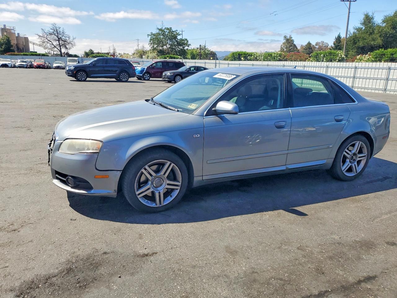 2008 Audi A4 2.0t Silver vin: WAUAF78E58A120925