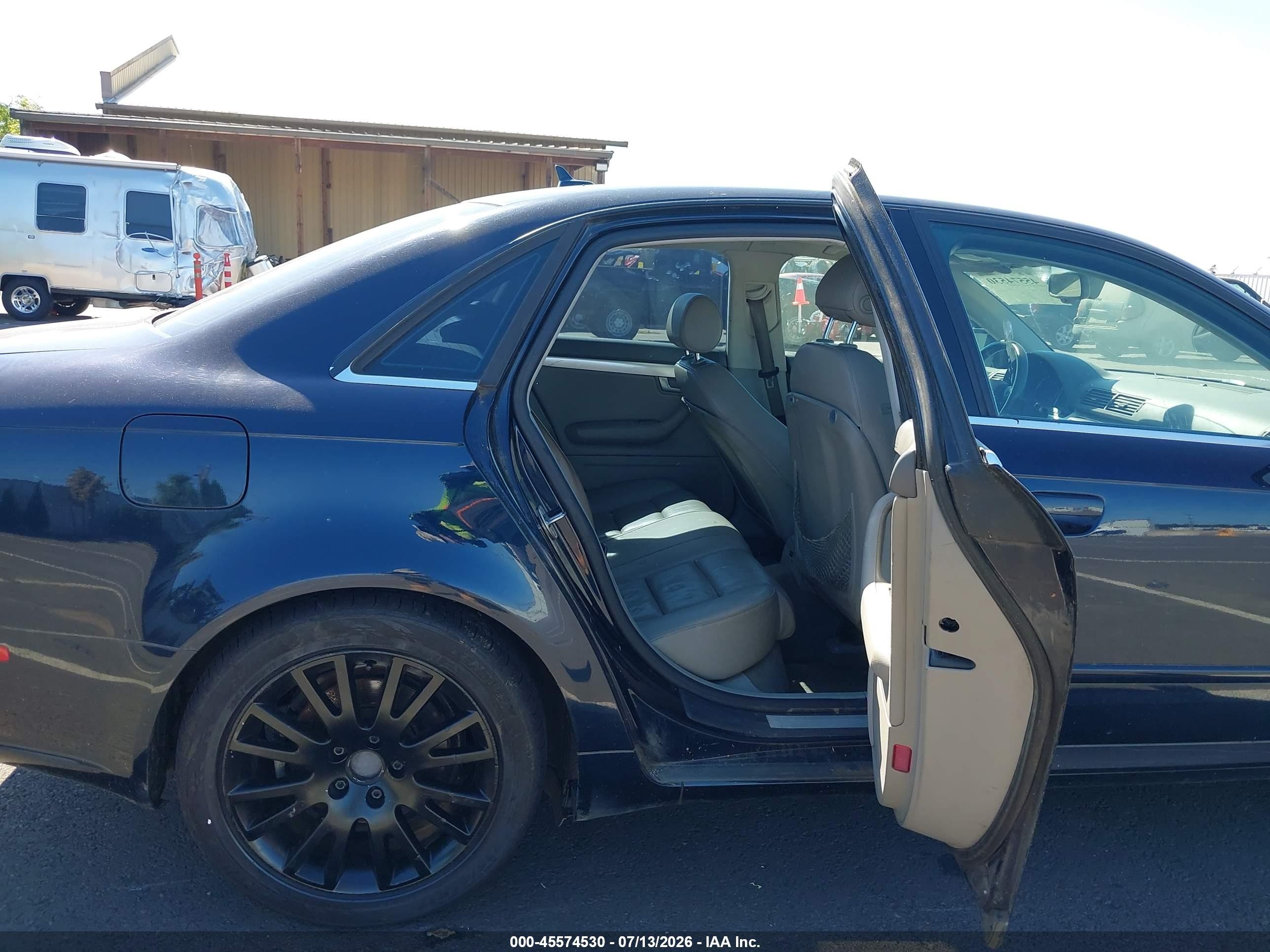 2007 Audi A4 2.0t Dark Blue vin: WAUAF78E67A036398