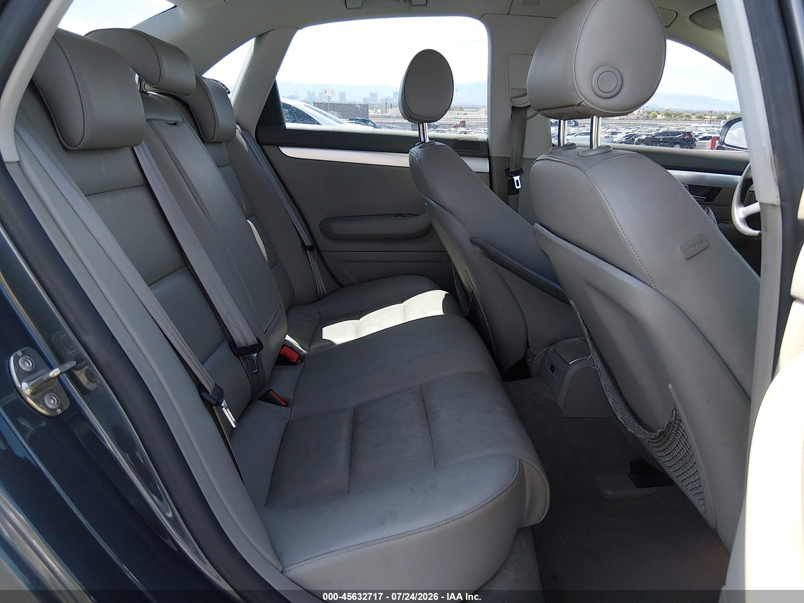 2008 Audi A4 2.0t Gray vin: WAUAF78E68A052621
