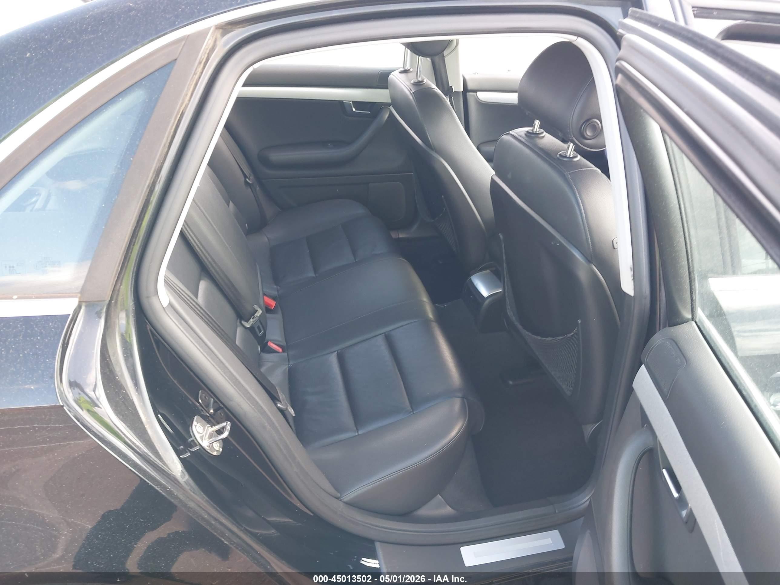 2008 Audi A4 2.0t/2.0t Special Edition Black vin: WAUAF78E88A149786