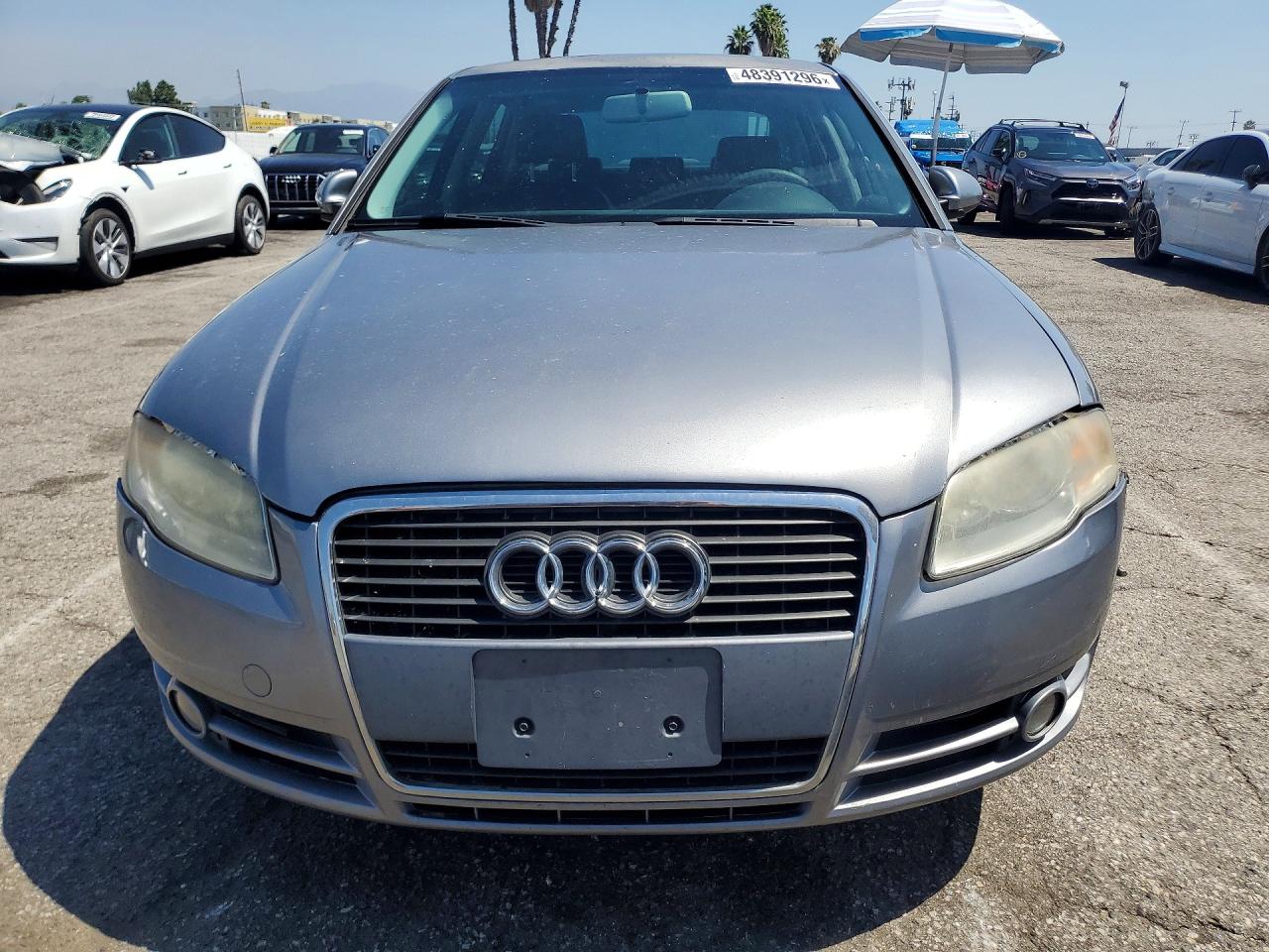 2006 Audi A4 2 Turbo Gray vin: WAUAF78E96A179621