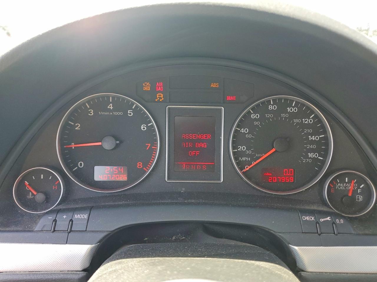 2006 Audi A4 2 Turbo Gray vin: WAUAF78E96A179621