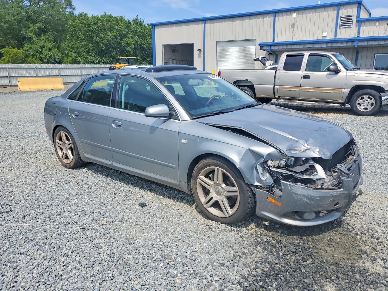 2008 Audi A4 Gray vin: WAUAF78E98A050264