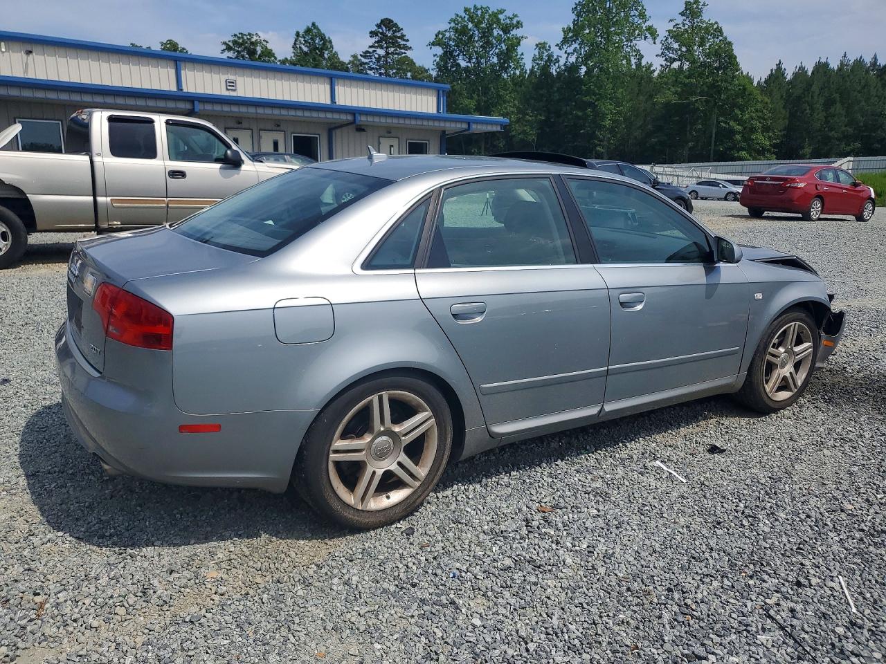 2008 Audi A4 Gray vin: WAUAF78E98A050264