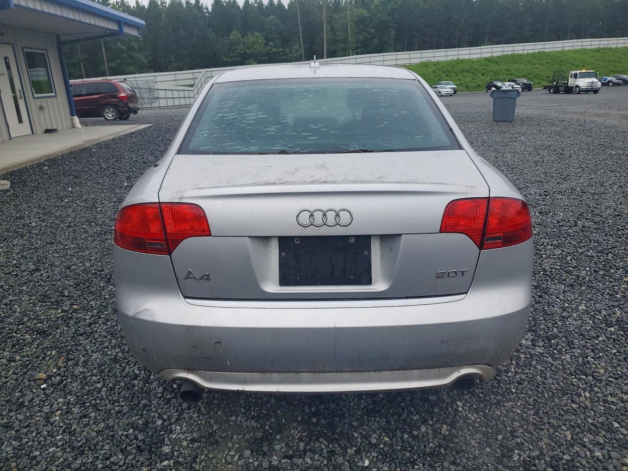 2008 Audi A4 2.0t Silver vin: WAUAF78E98A143835