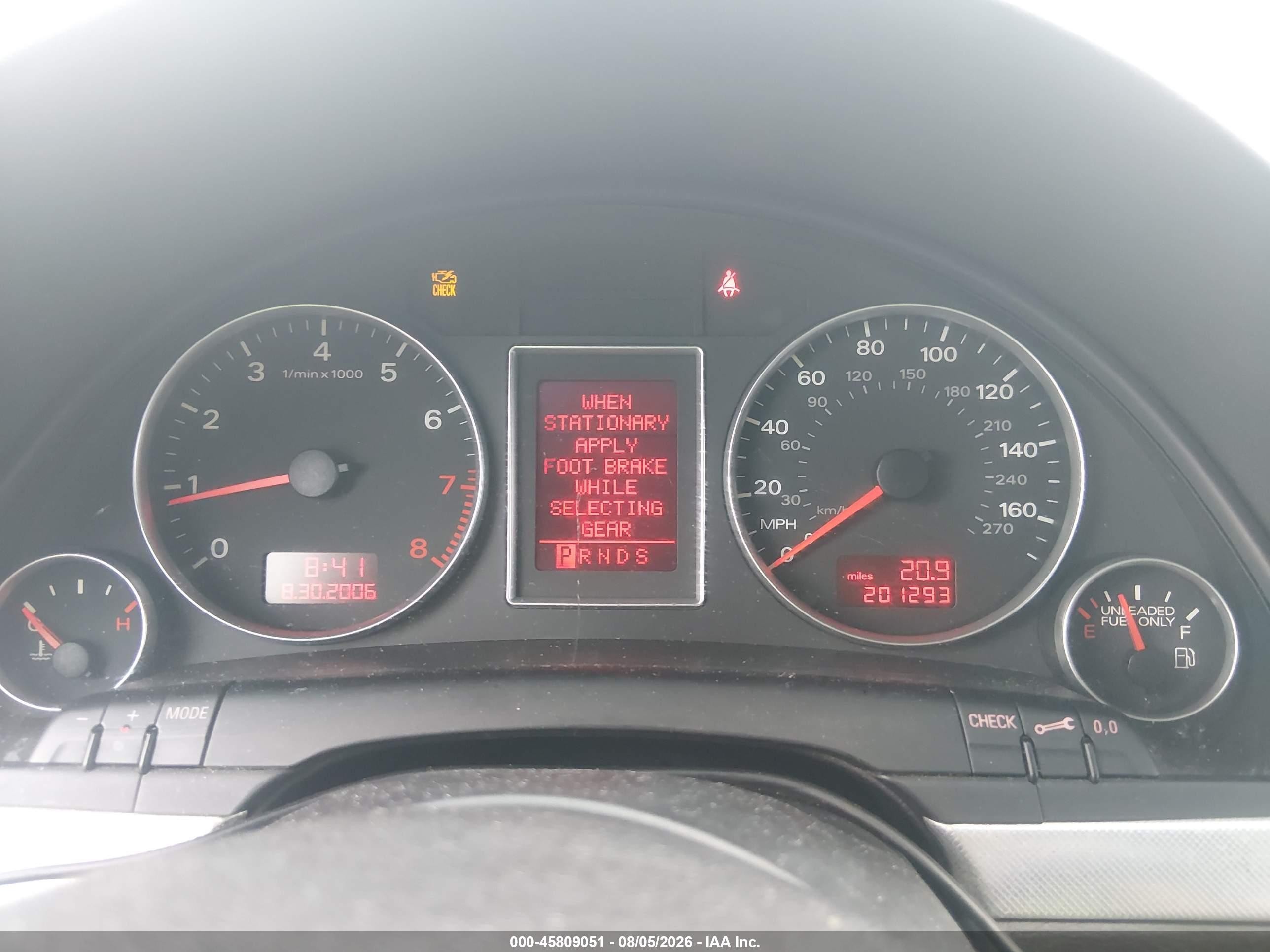 2007 Audi A4 2.0t Серый vin: WAUAF78EX7A140084