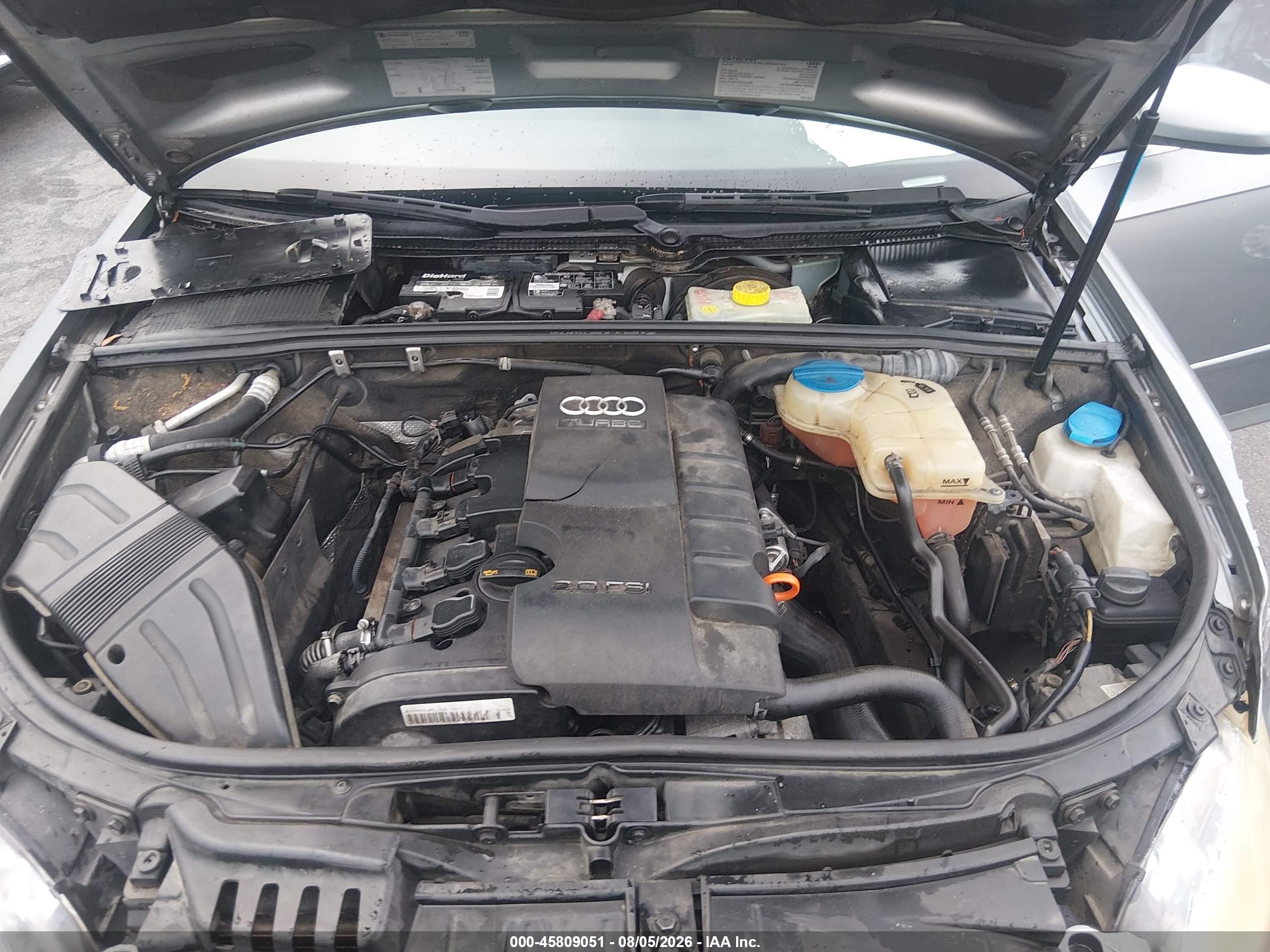 2007 Audi A4 2.0t Серый vin: WAUAF78EX7A140084