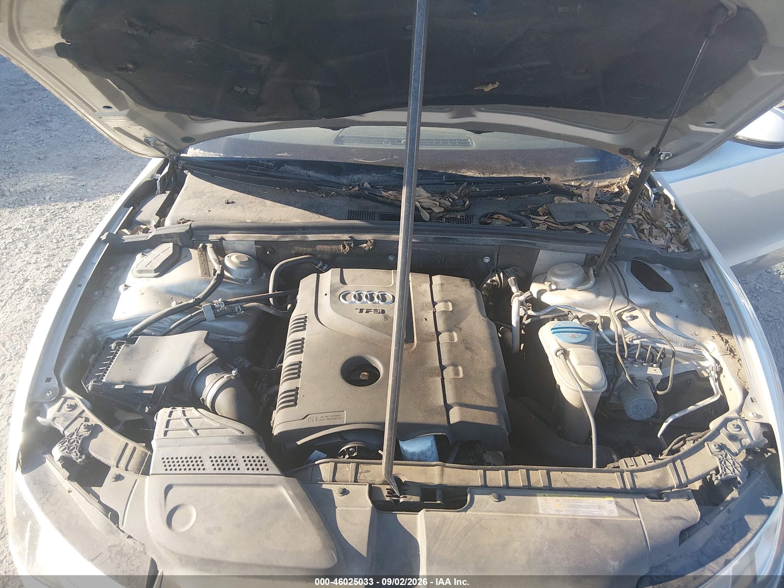 2013 Audi A5 2.0t Premium Silver vin: WAUAFAFH0DN015027