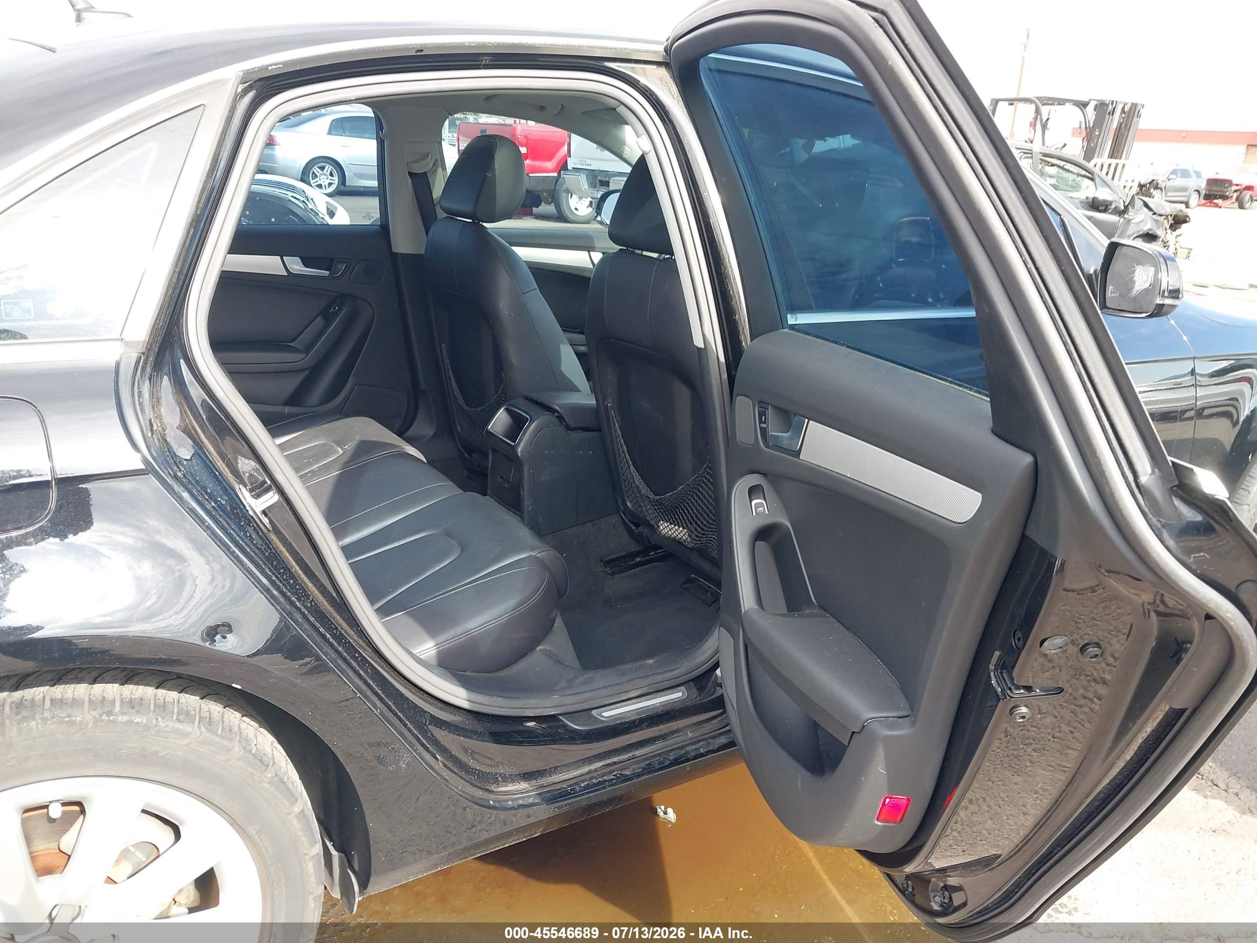 2013 Audi A4 2.0t Premium Black vin: WAUAFAFL0DN031121