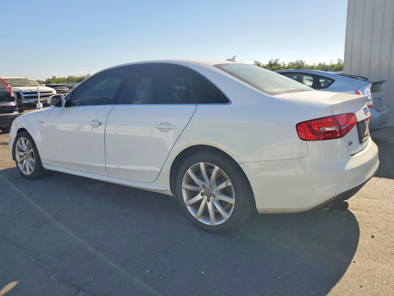 2014 Audi A4 Premium White vin: WAUAFAFL0EN018869