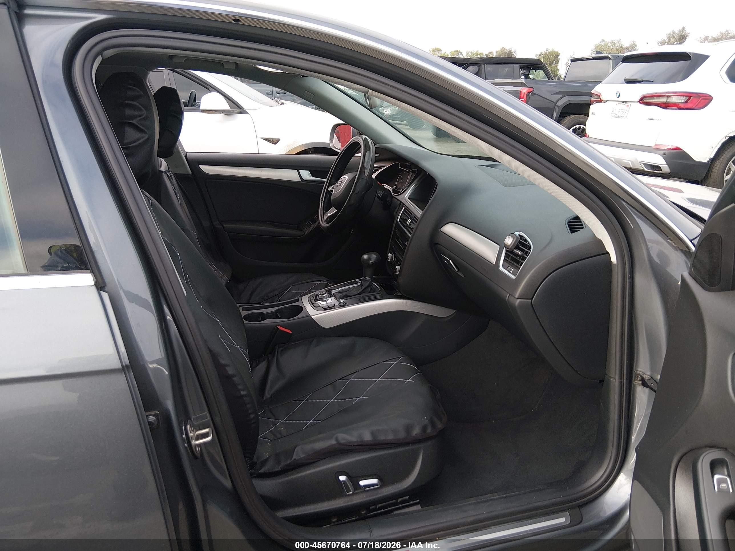 2015 Audi A4 2.0t Premium Gray vin: WAUAFAFL0FN010997