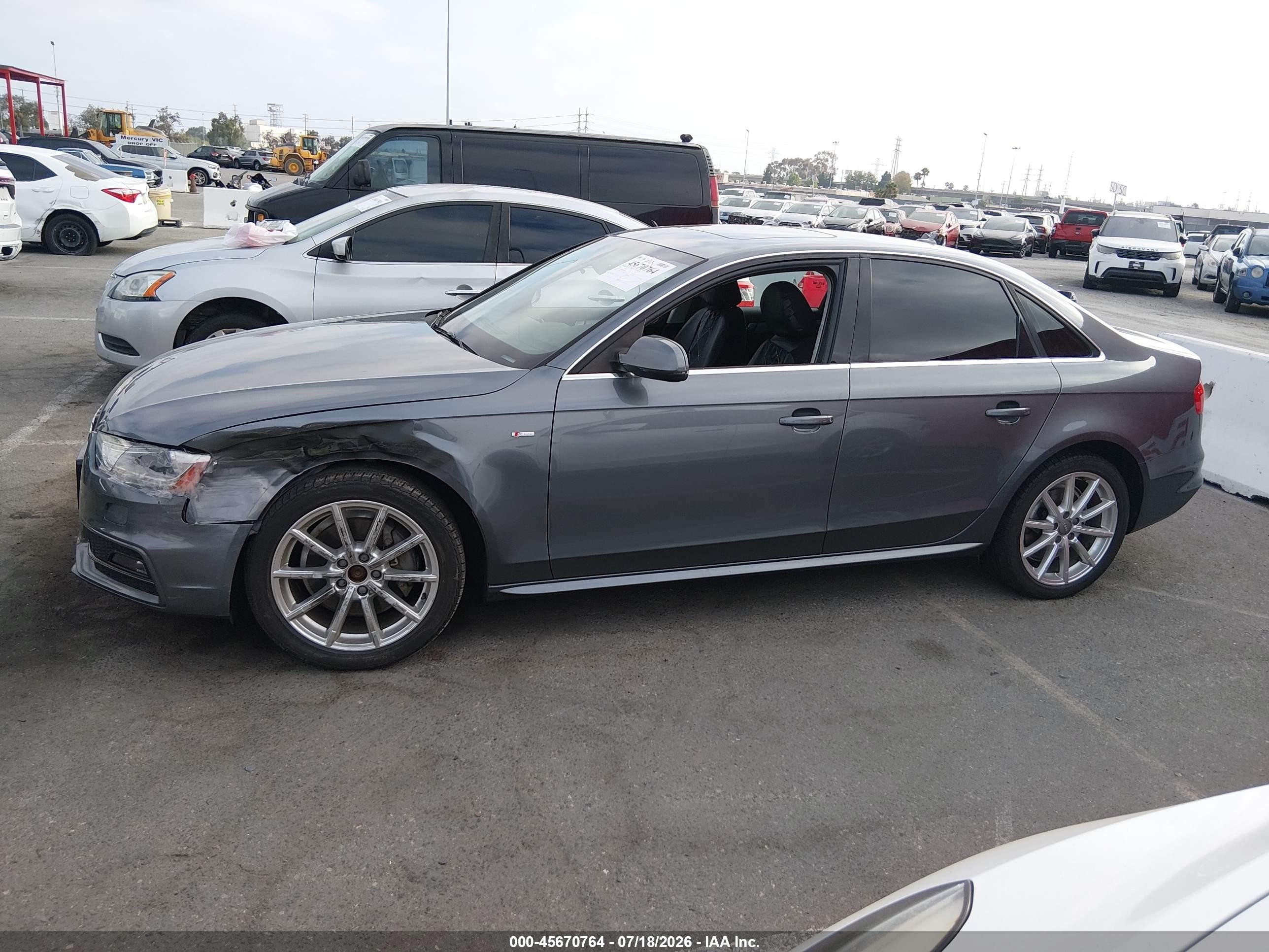 2015 Audi A4 2.0t Premium Gray vin: WAUAFAFL0FN010997