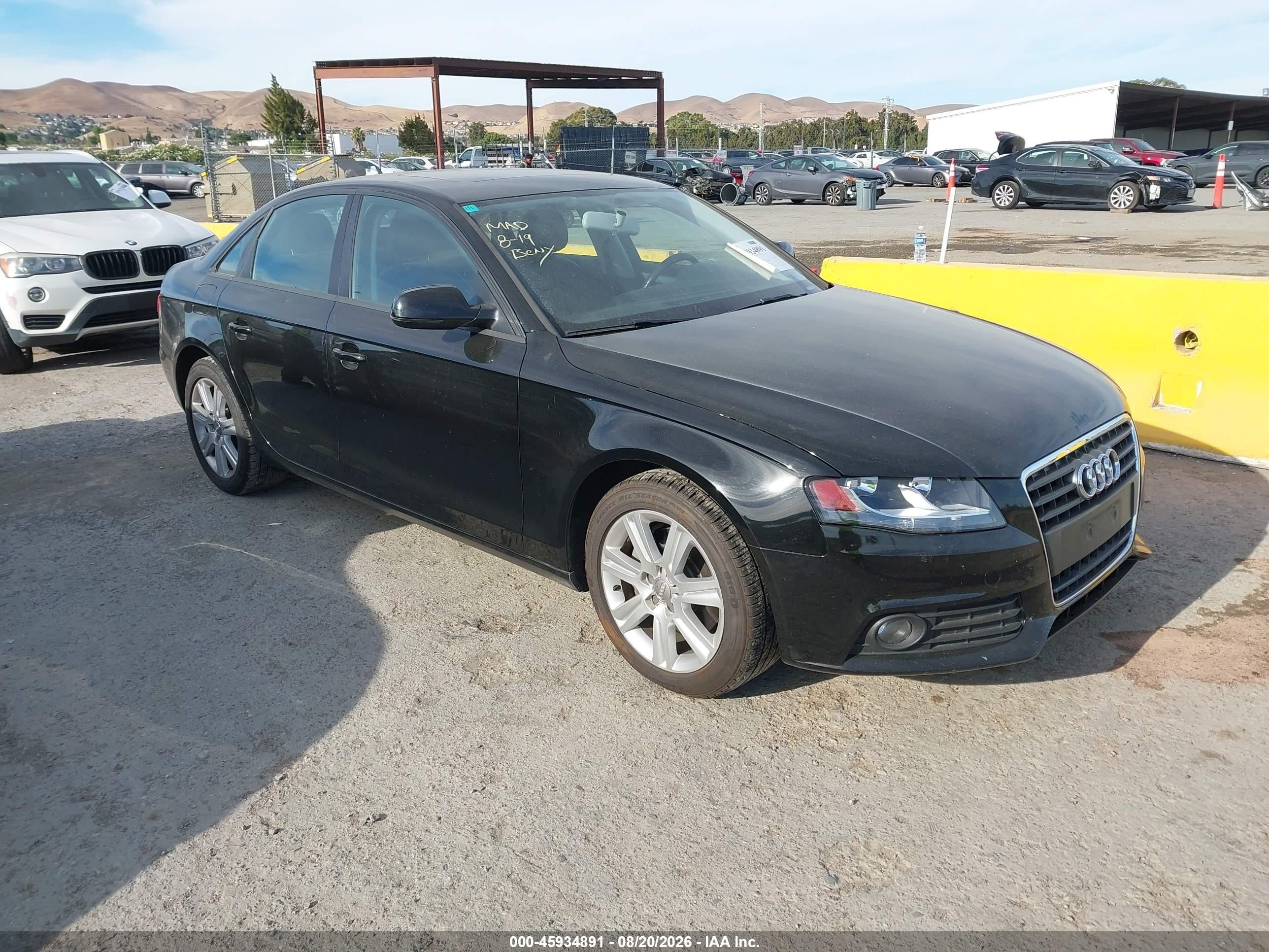2011 Audi A4 2.0t Premium Black vin: WAUAFAFL1BN022909