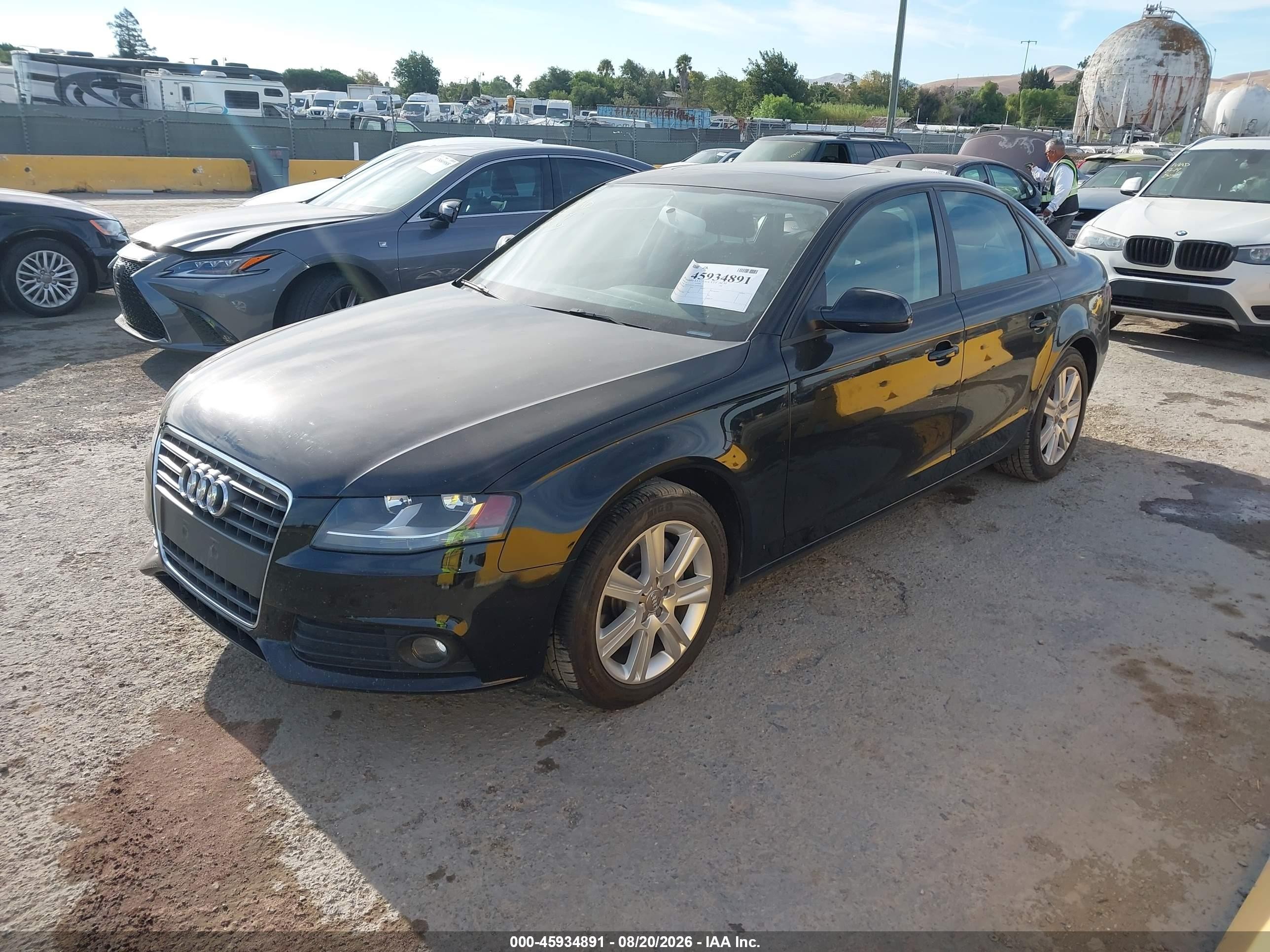2011 Audi A4 2.0t Premium Black vin: WAUAFAFL1BN022909