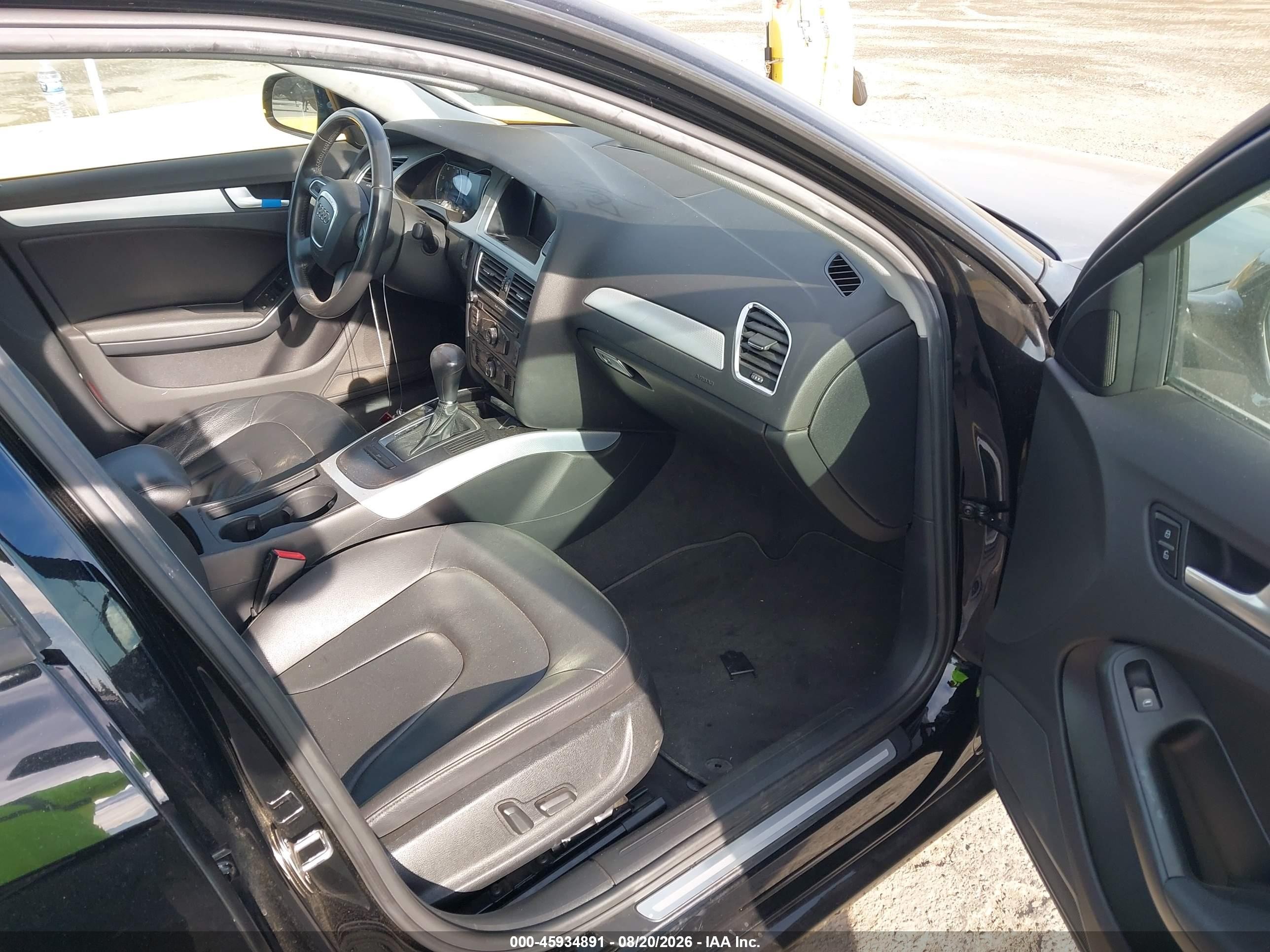 2011 Audi A4 2.0t Premium Black vin: WAUAFAFL1BN022909
