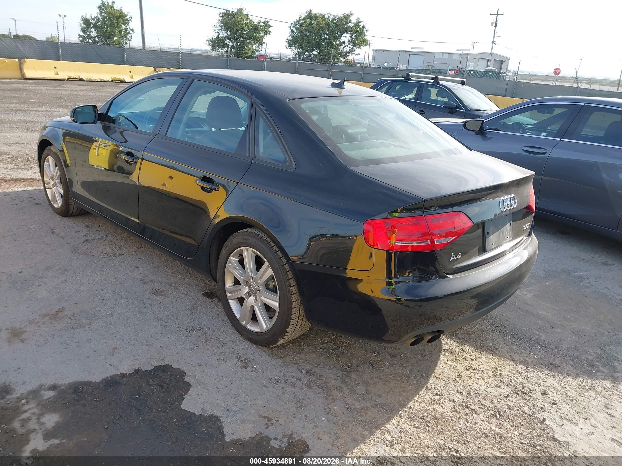 2011 Audi A4 2.0t Premium Black vin: WAUAFAFL1BN022909
