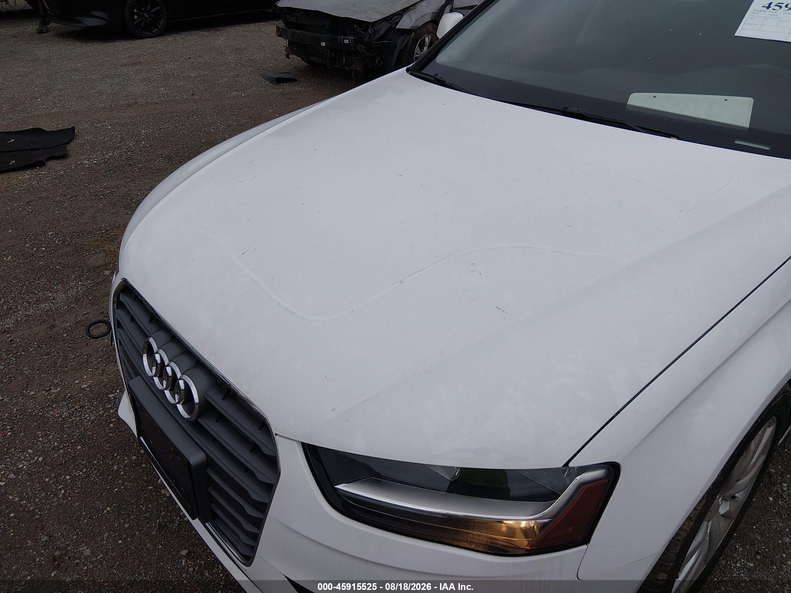 2013 Audi A4 2.0t Premium White vin: WAUAFAFL1DA149704