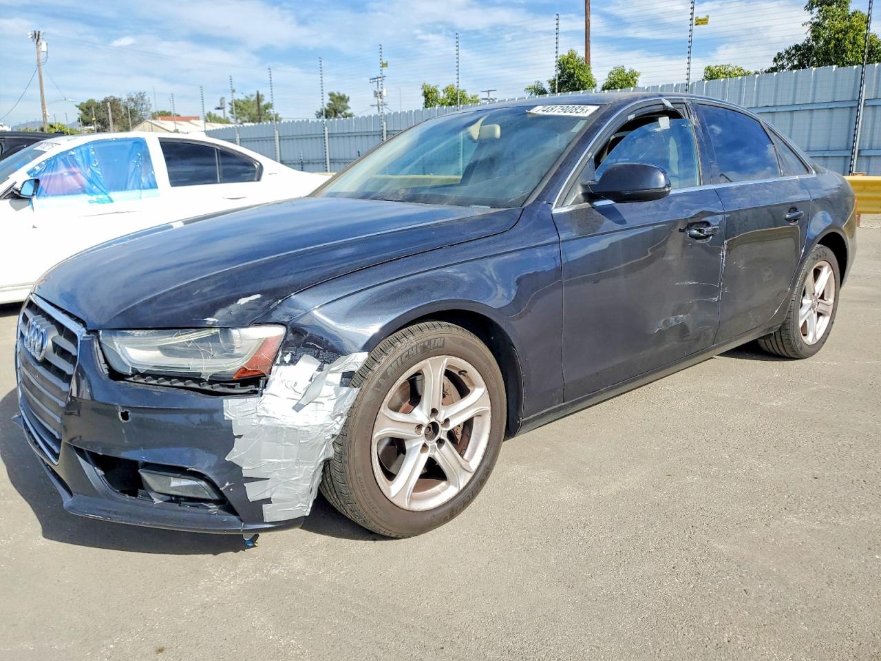2013 Audi A4 Premium Black vin: WAUAFAFL1DN025375
