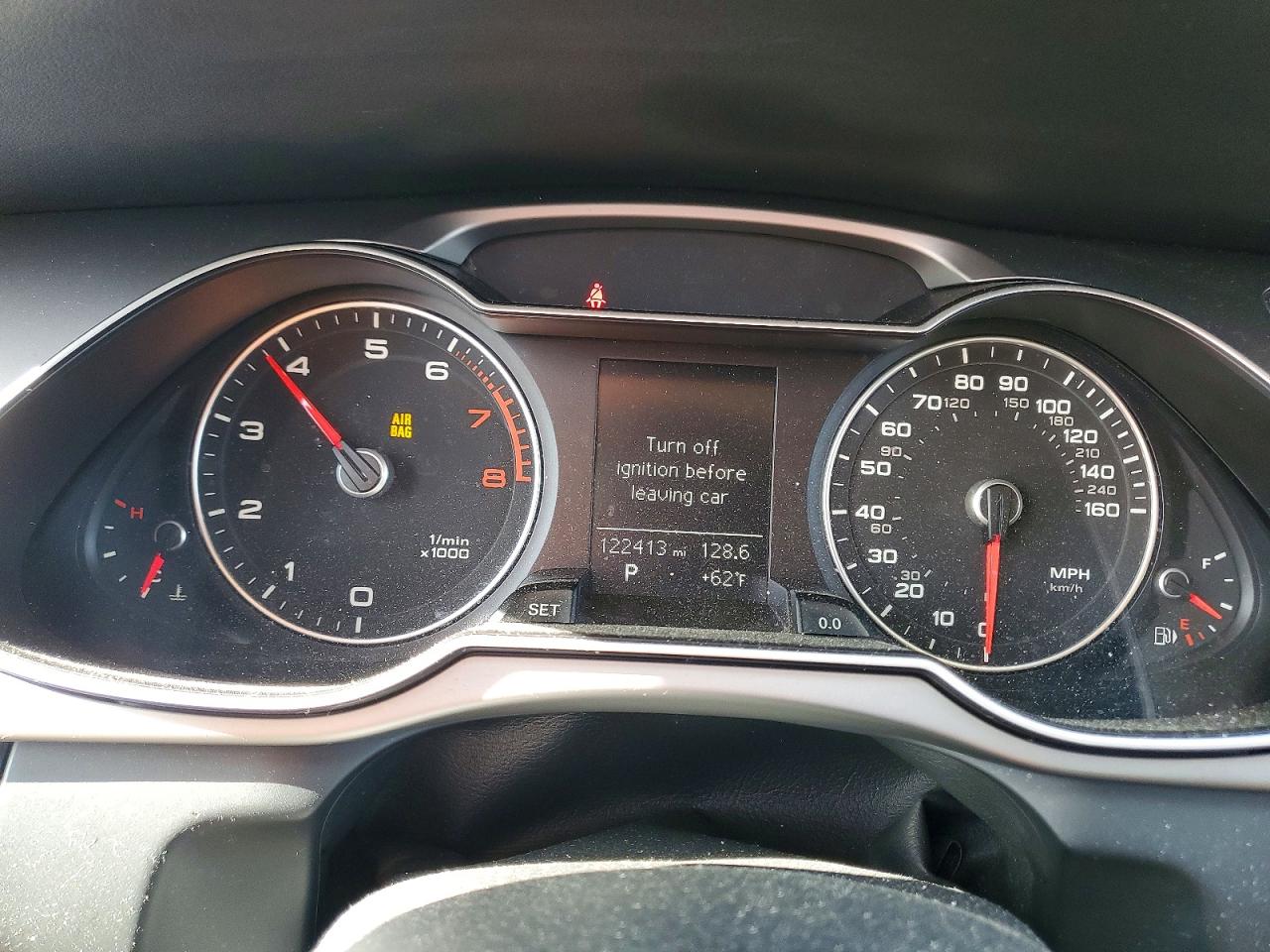 2013 Audi A4 Premium Black vin: WAUAFAFL1DN025375