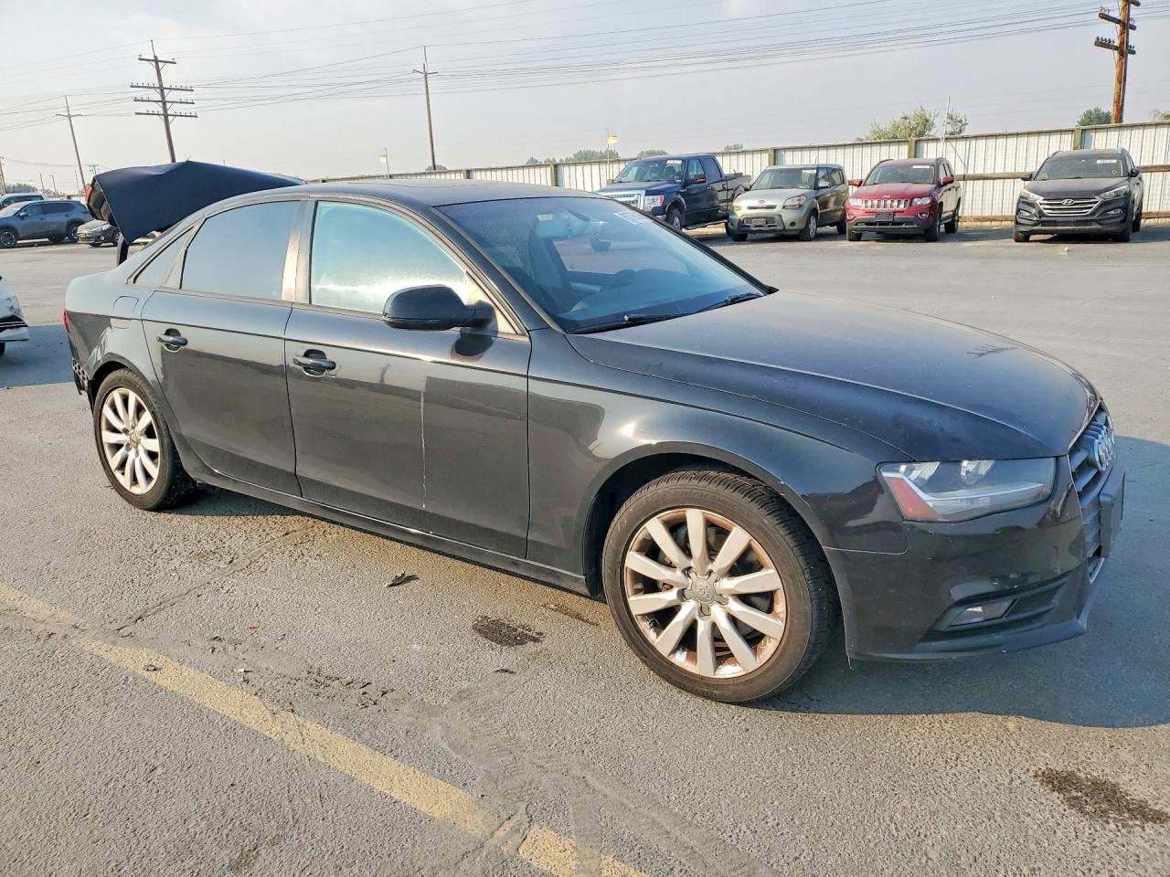 2014 Audi A4 Premium Black vin: WAUAFAFL1EA079042