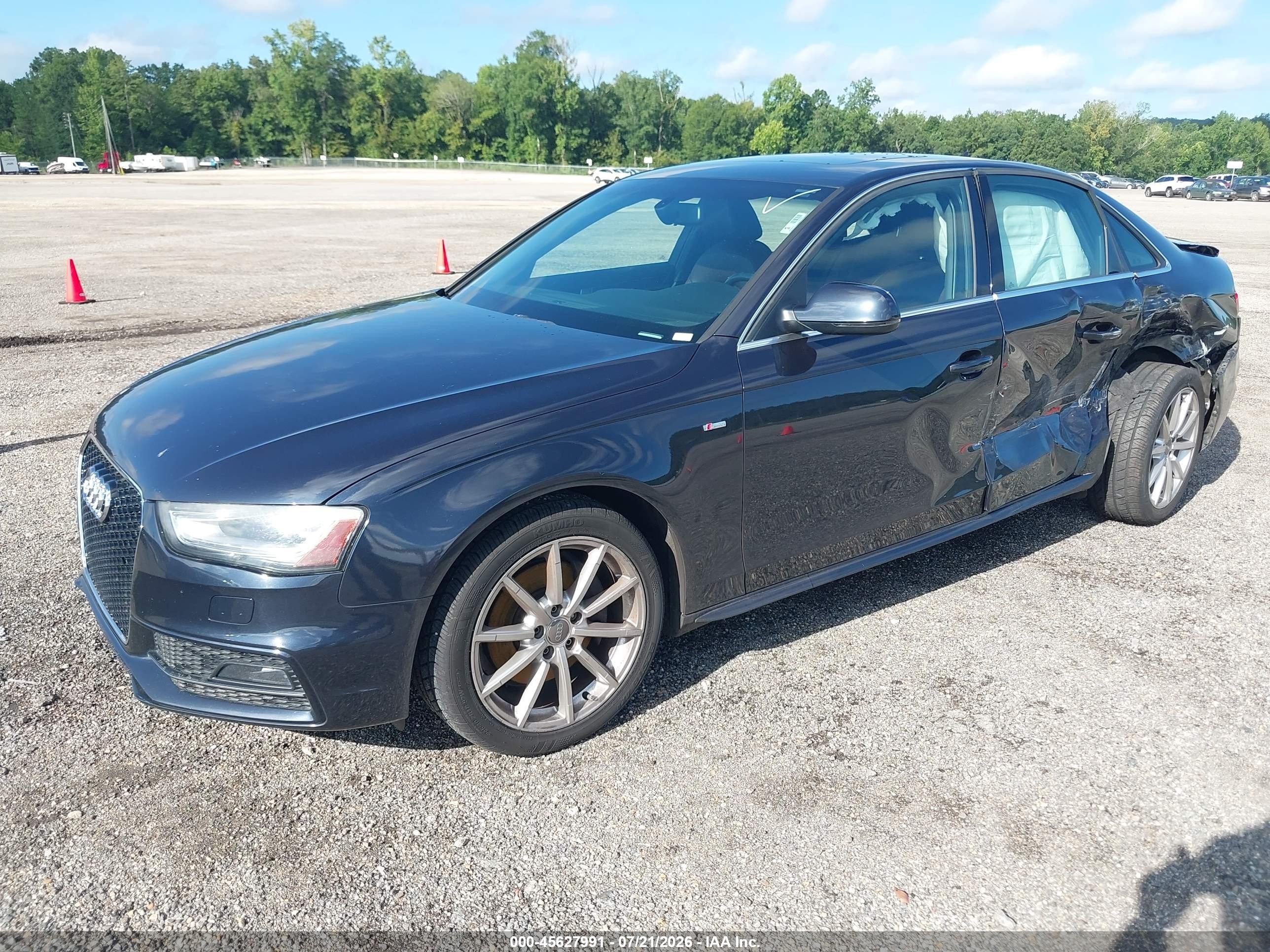 2015 Audi A4 2.0t Premium Blue vin: WAUAFAFL1FN035780