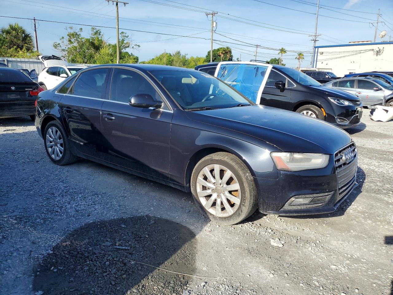 2013 Audi A4 Premium Black vin: WAUAFAFL2DN025482