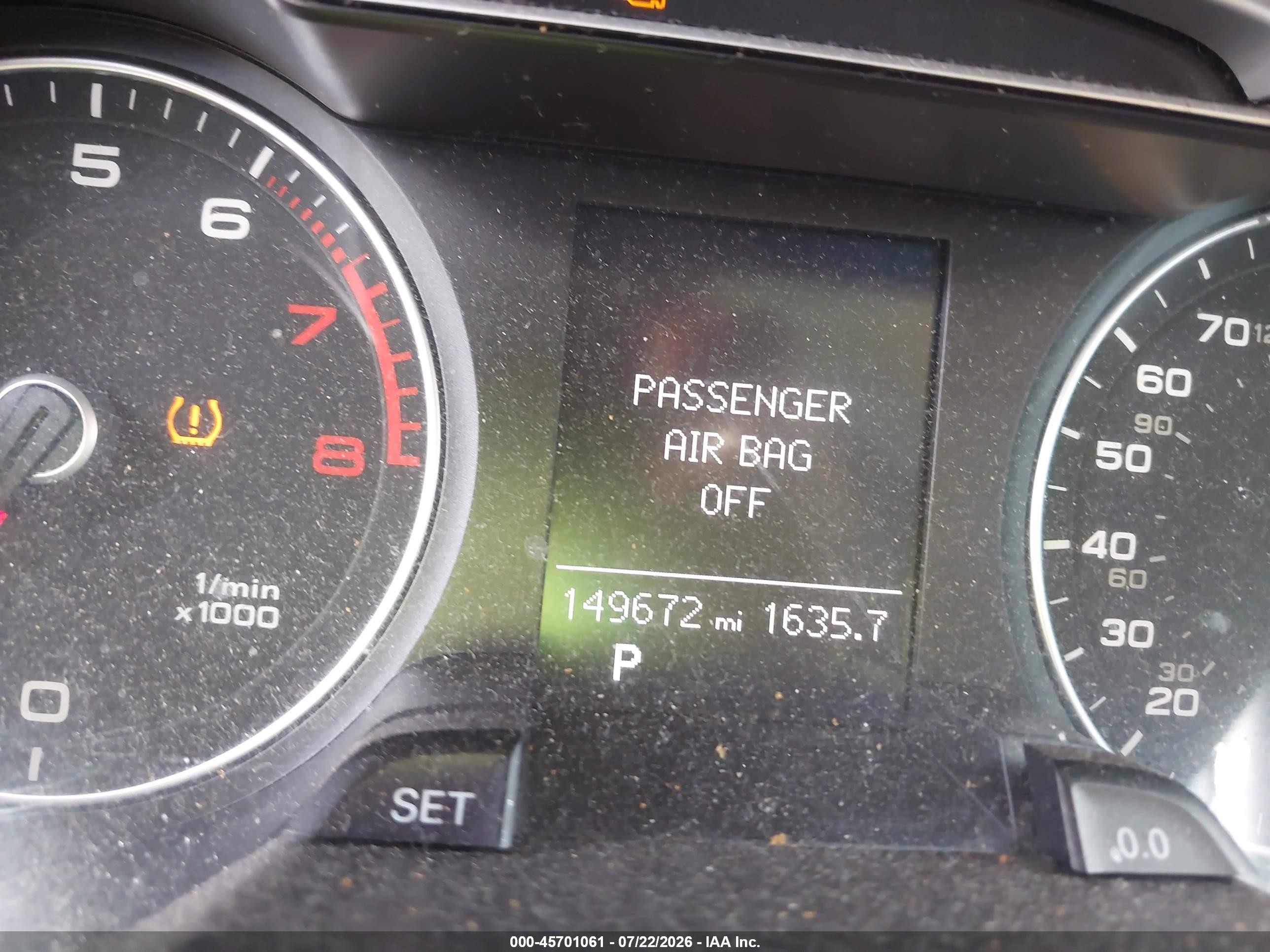 2013 Audi A4 2.0t Premium White vin: WAUAFAFL3DA045263