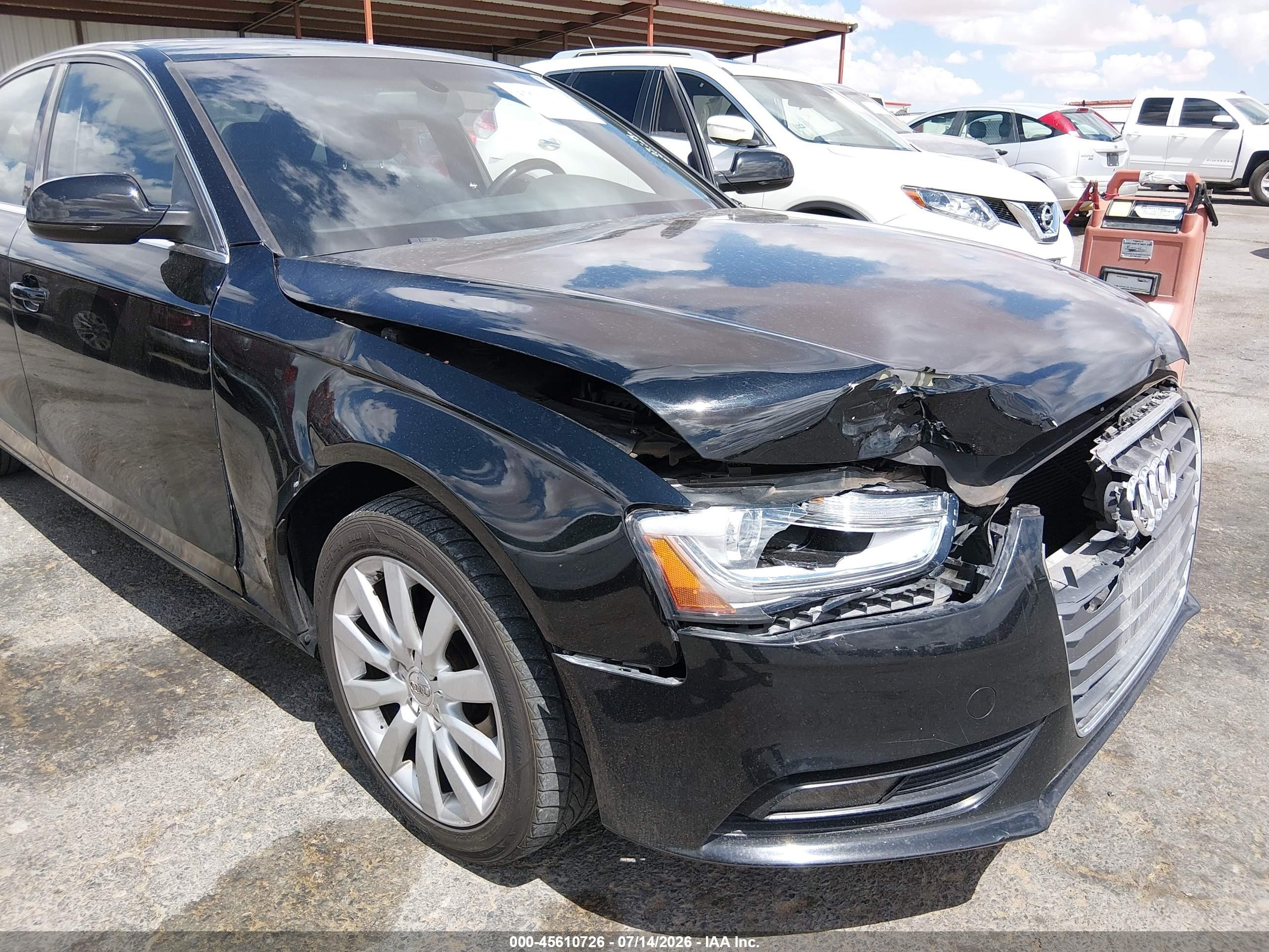 2013 Audi A4 2.0t Premium Black vin: WAUAFAFL3DA171333