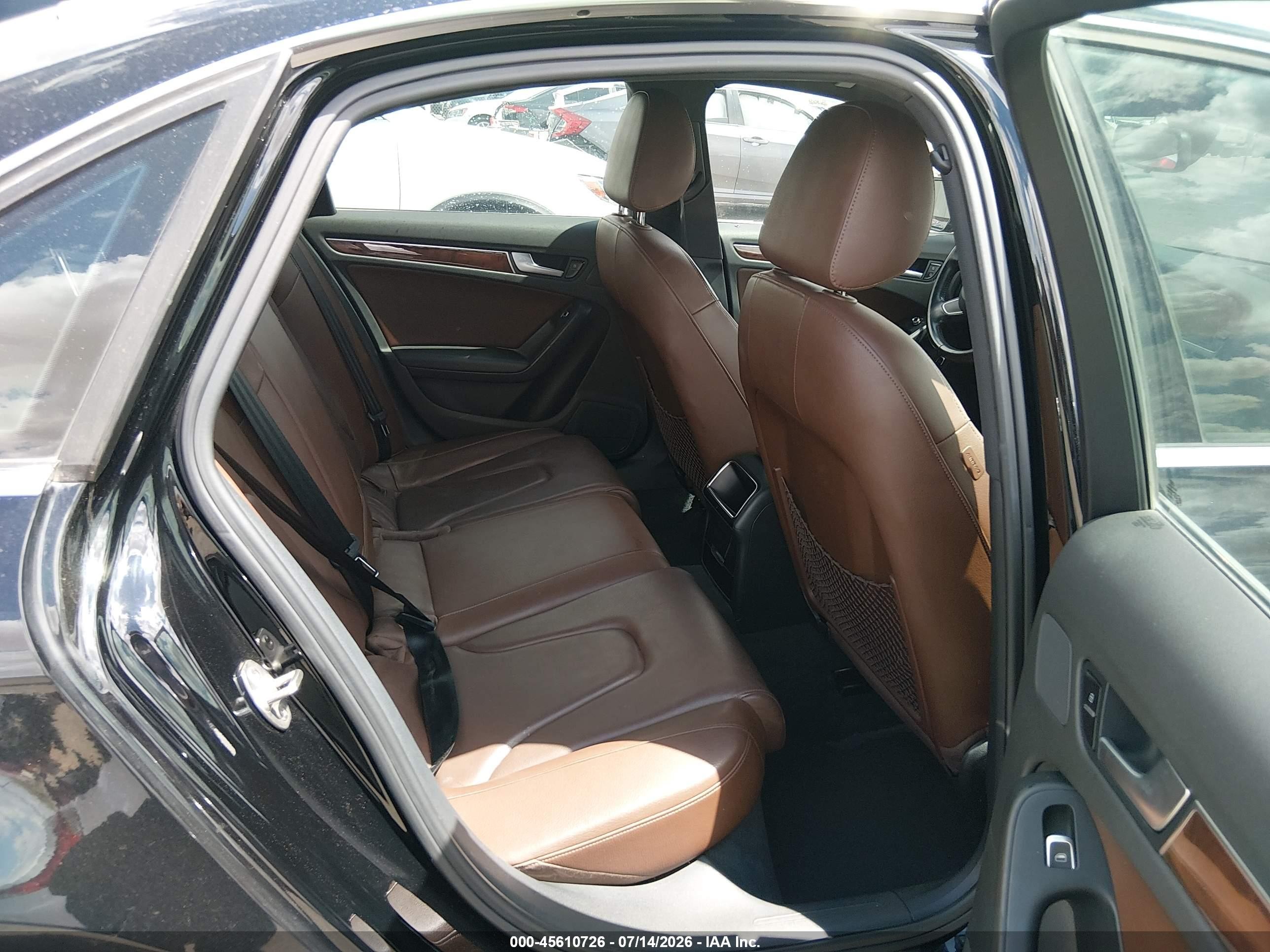 2013 Audi A4 2.0t Premium Black vin: WAUAFAFL3DA171333