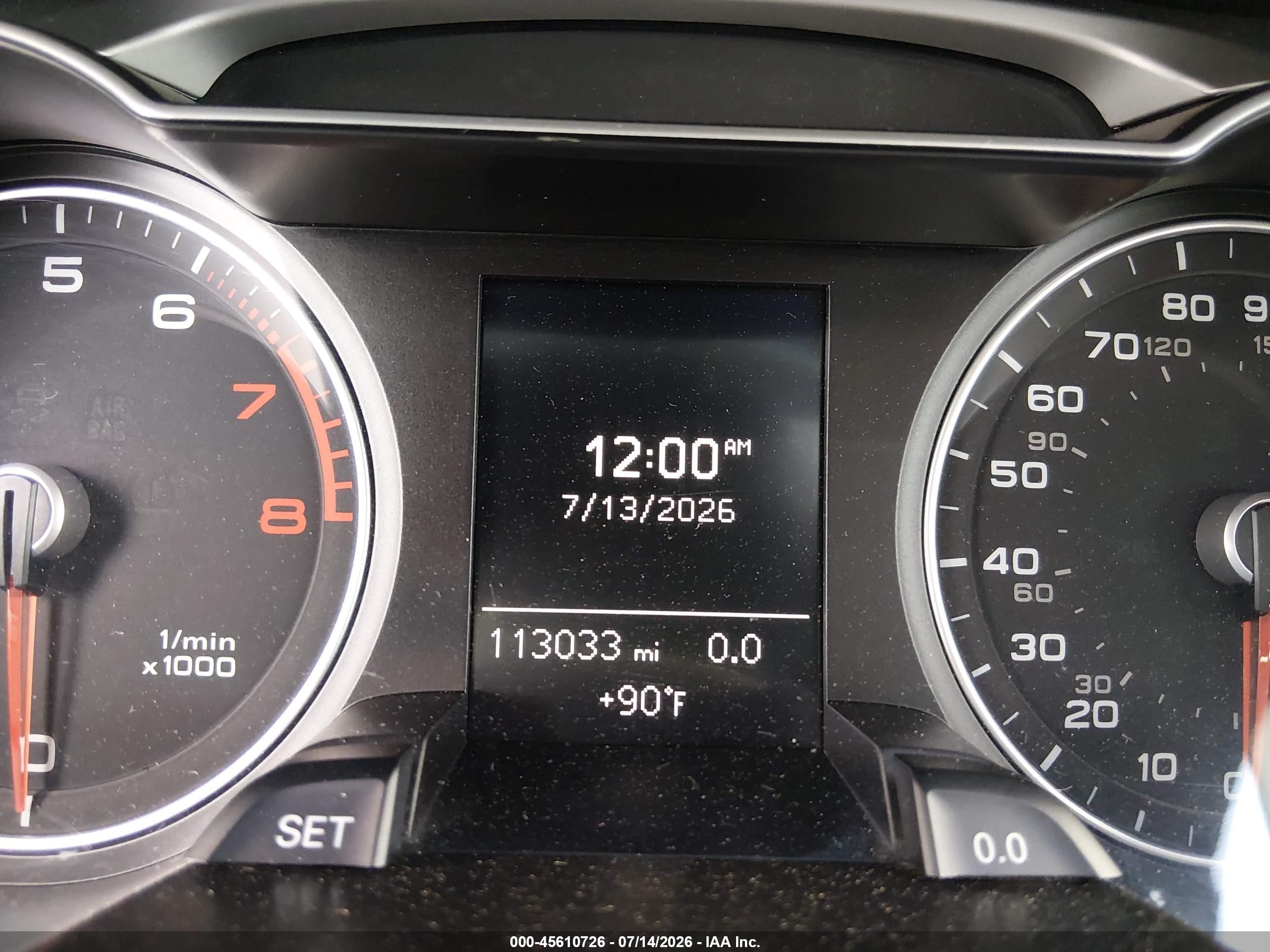 2013 Audi A4 2.0t Premium Black vin: WAUAFAFL3DA171333