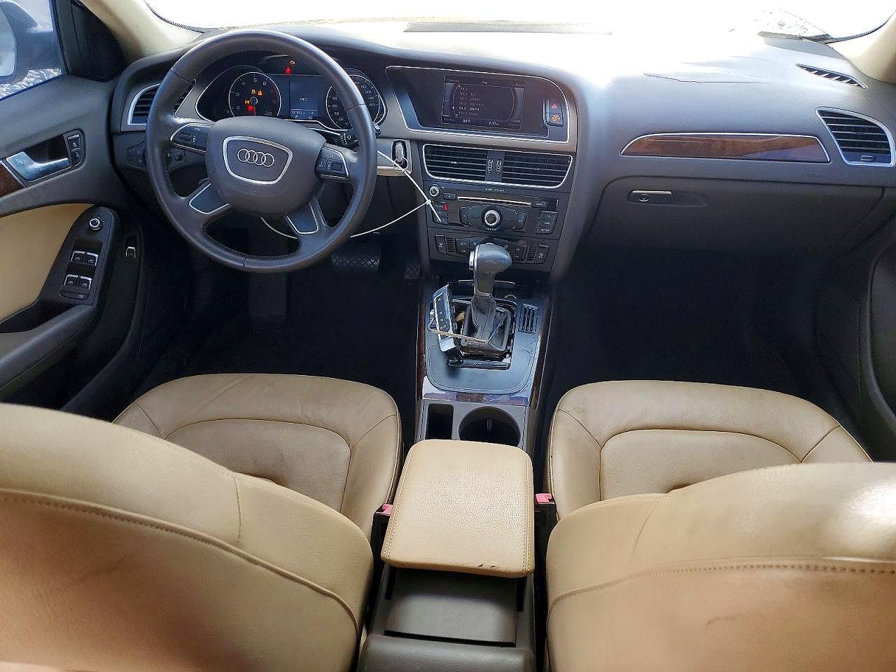 2014 Audi A4 Premium White vin: WAUAFAFL3EN015769