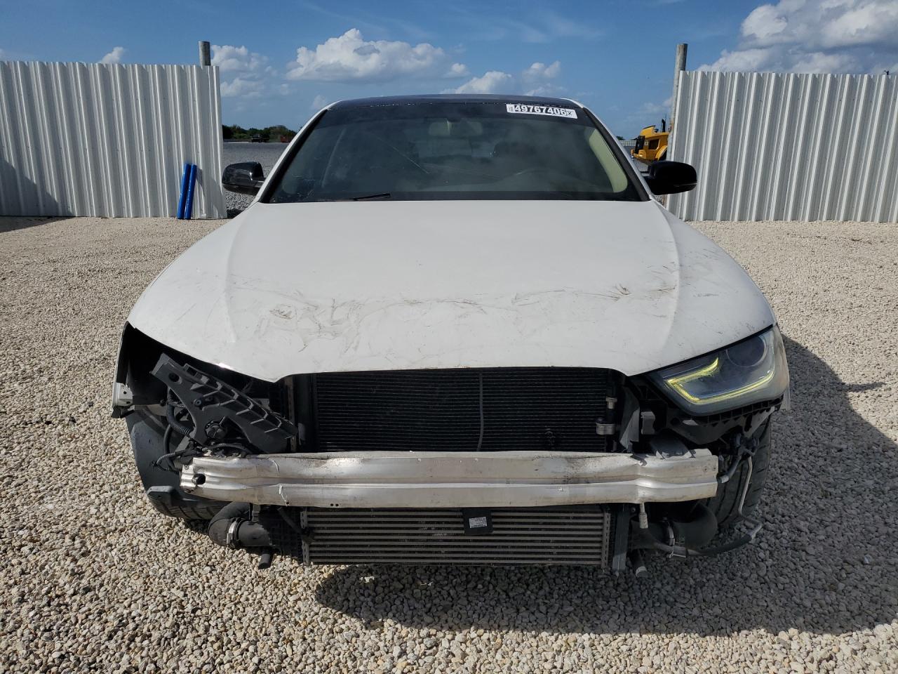 2014 Audi A4 Premium White vin: WAUAFAFL3EN015769 Damage: Grille, Missing, Replacement Required