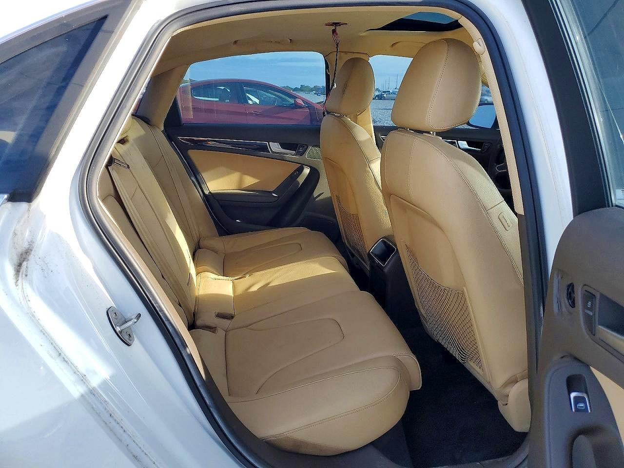 2014 Audi A4 Premium White vin: WAUAFAFL3EN015769