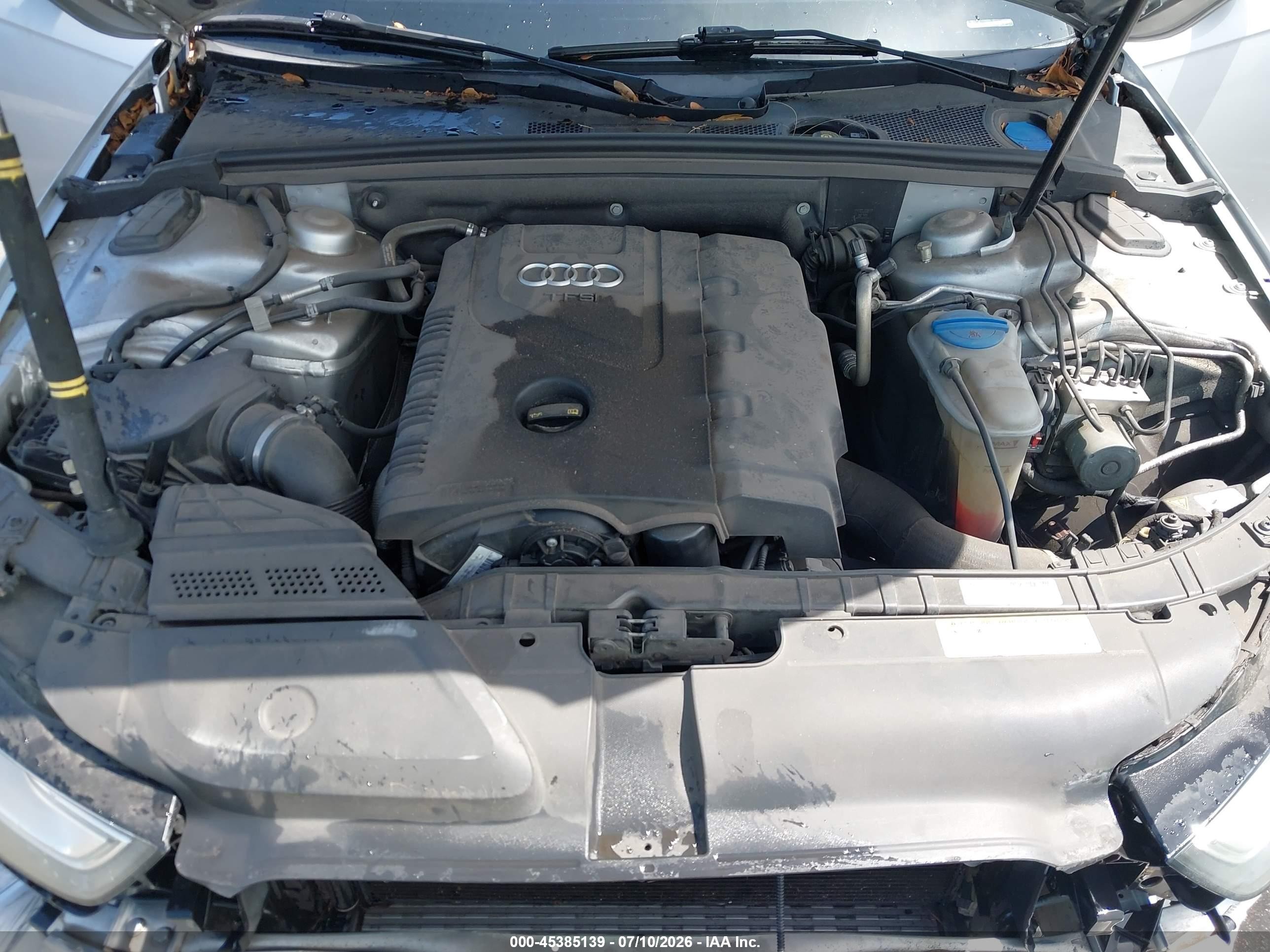 2014 Audi A4 2.0t Premium Silver vin: WAUAFAFL3EN038484