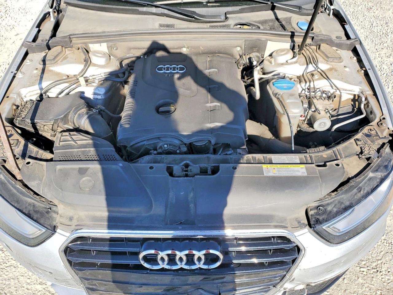 2014 Audi A4 Premium Silver vin: WAUAFAFL3EN042535
