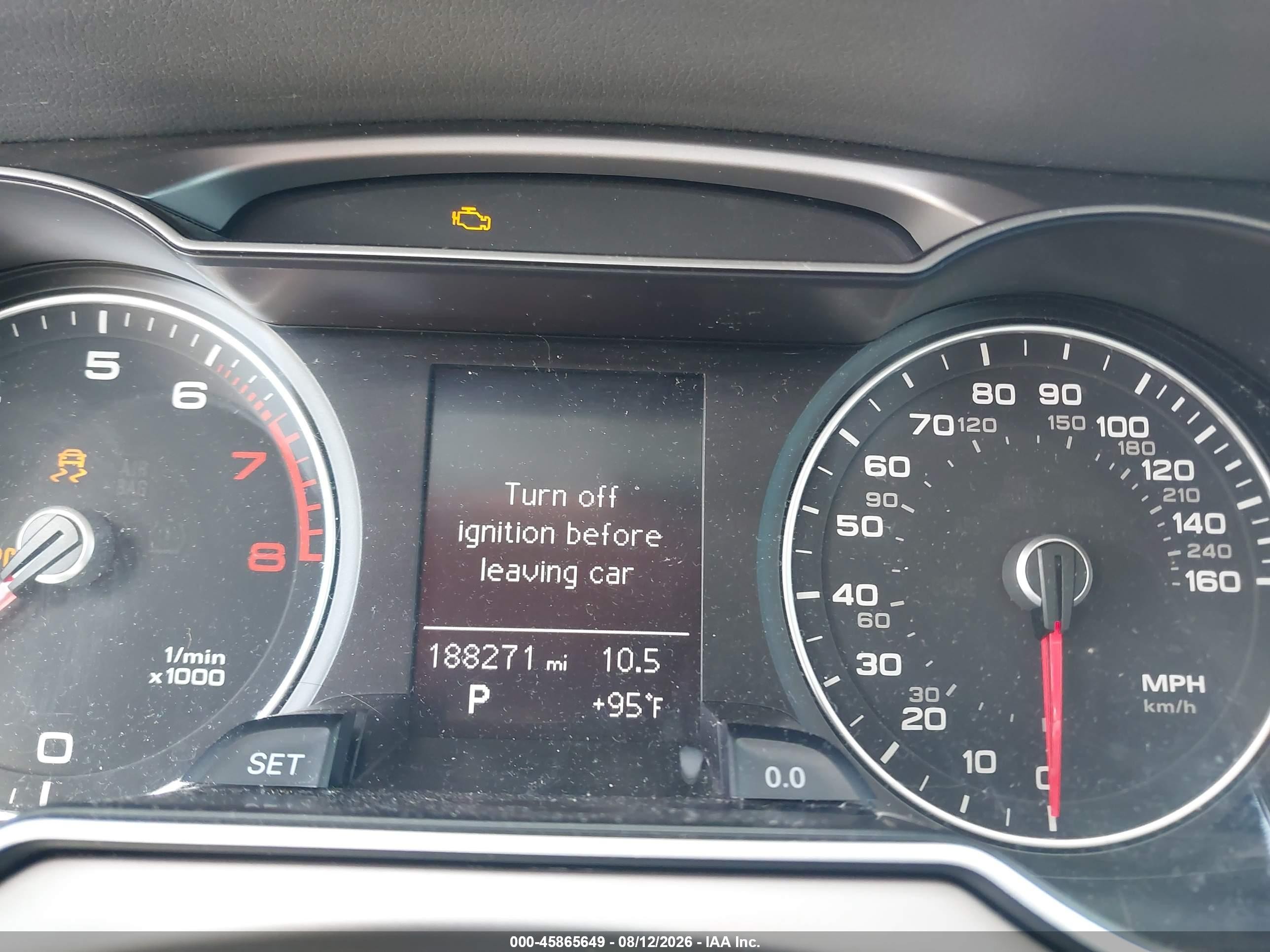 2014 Audi A4 2.0t Premium White vin: WAUAFAFL3EN043653