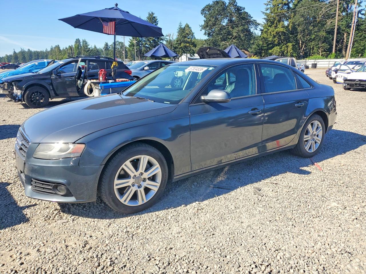 2011 Audi A4 Premium Gray vin: WAUAFAFL4BN038232
