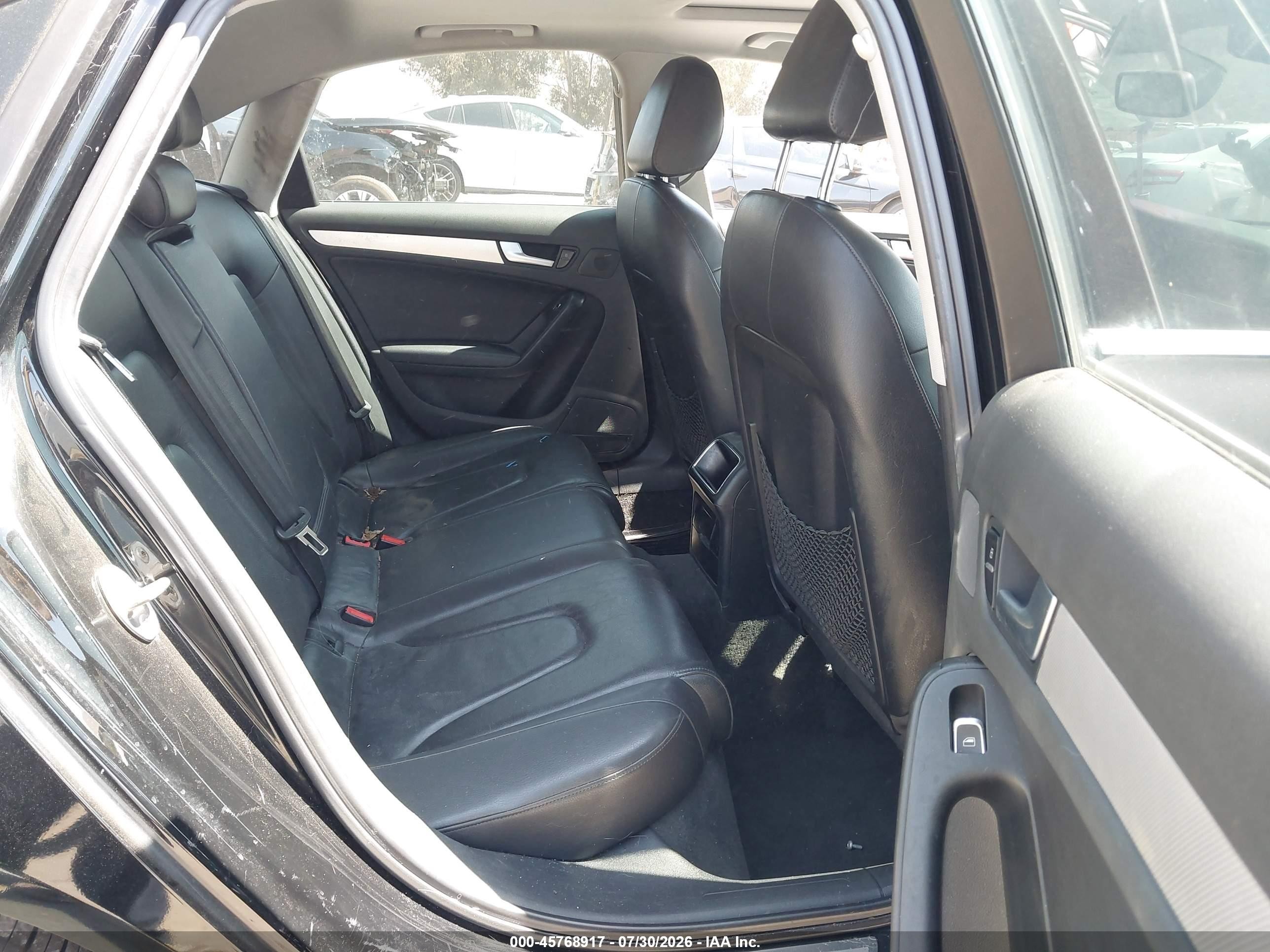 2013 Audi A4 2.0t Premium Black vin: WAUAFAFL4DN026746