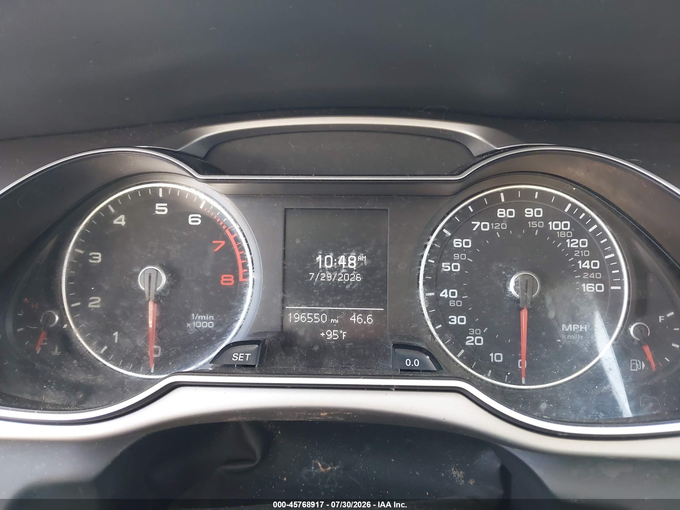 2013 Audi A4 2.0t Premium Black vin: WAUAFAFL4DN026746