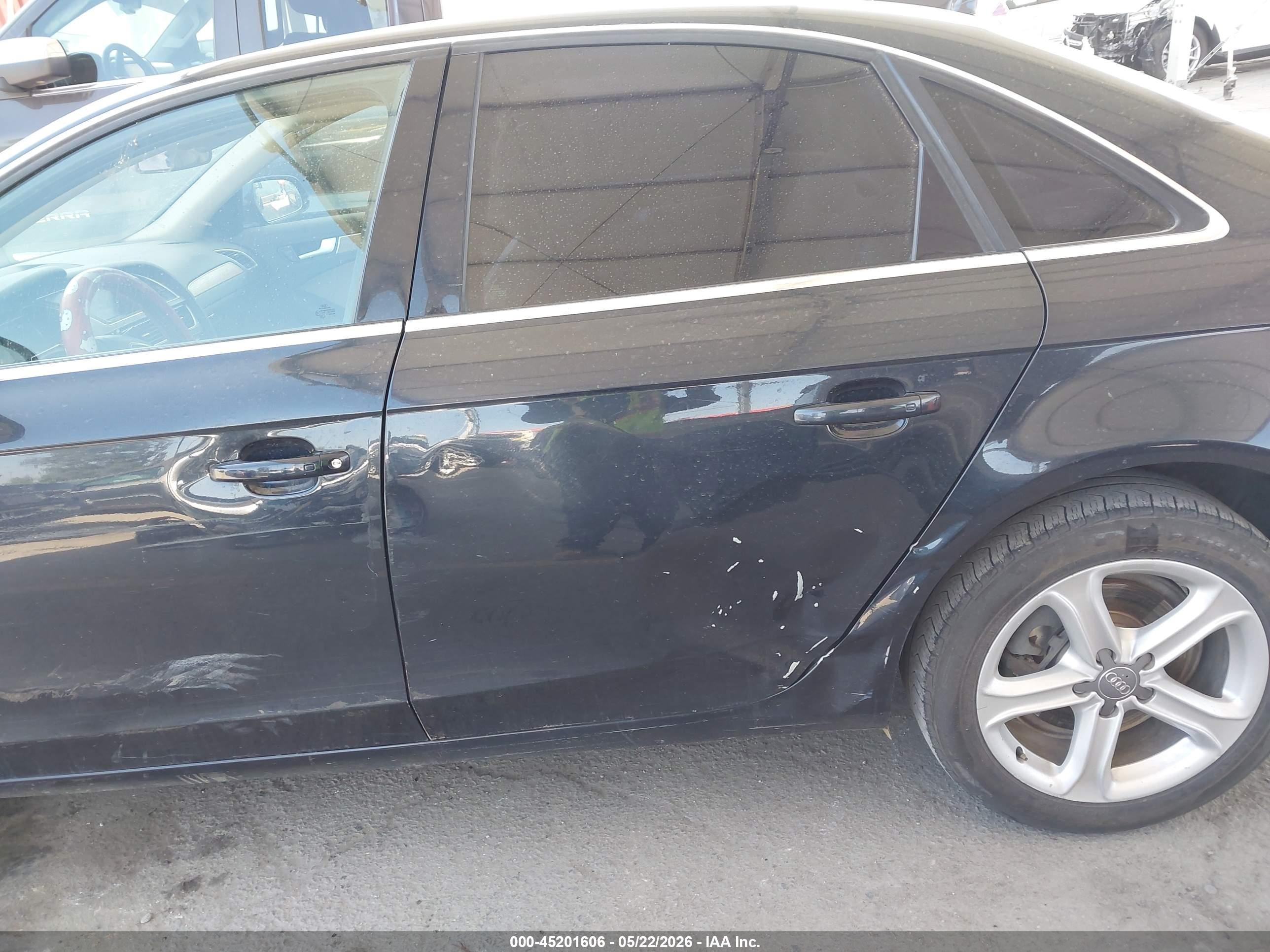 2013 Audi A4 2.0t Premium Dark Blue vin: WAUAFAFL4DN044437