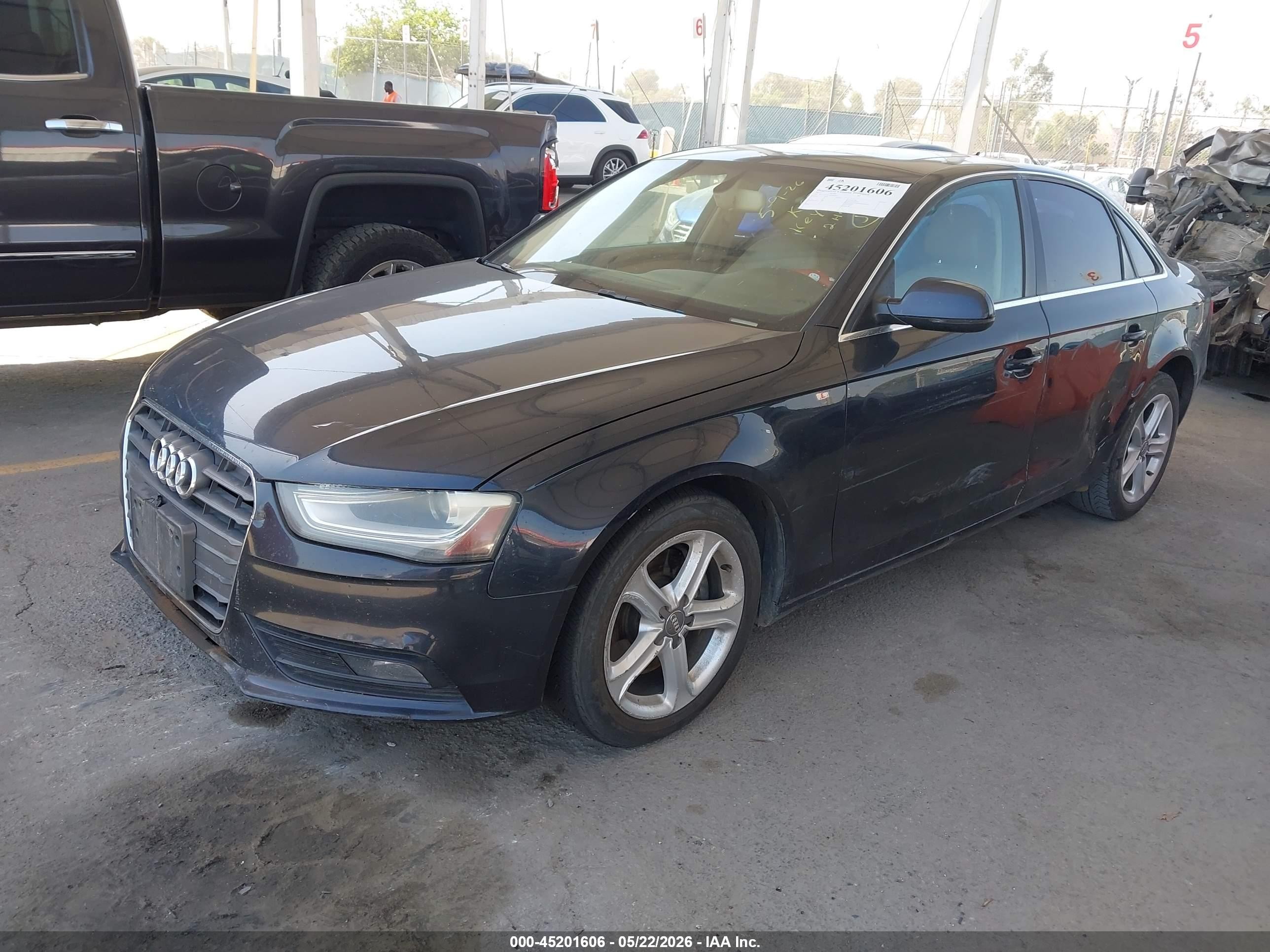 2013 Audi A4 2.0t Premium Dark Blue vin: WAUAFAFL4DN044437