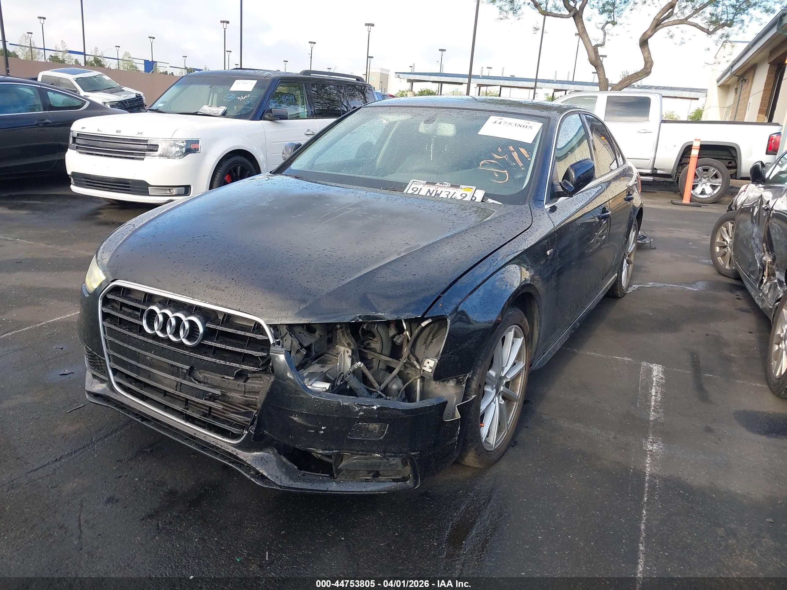 2015 Audi A4 2.0t Premium Black vin: WAUAFAFL4FN011487