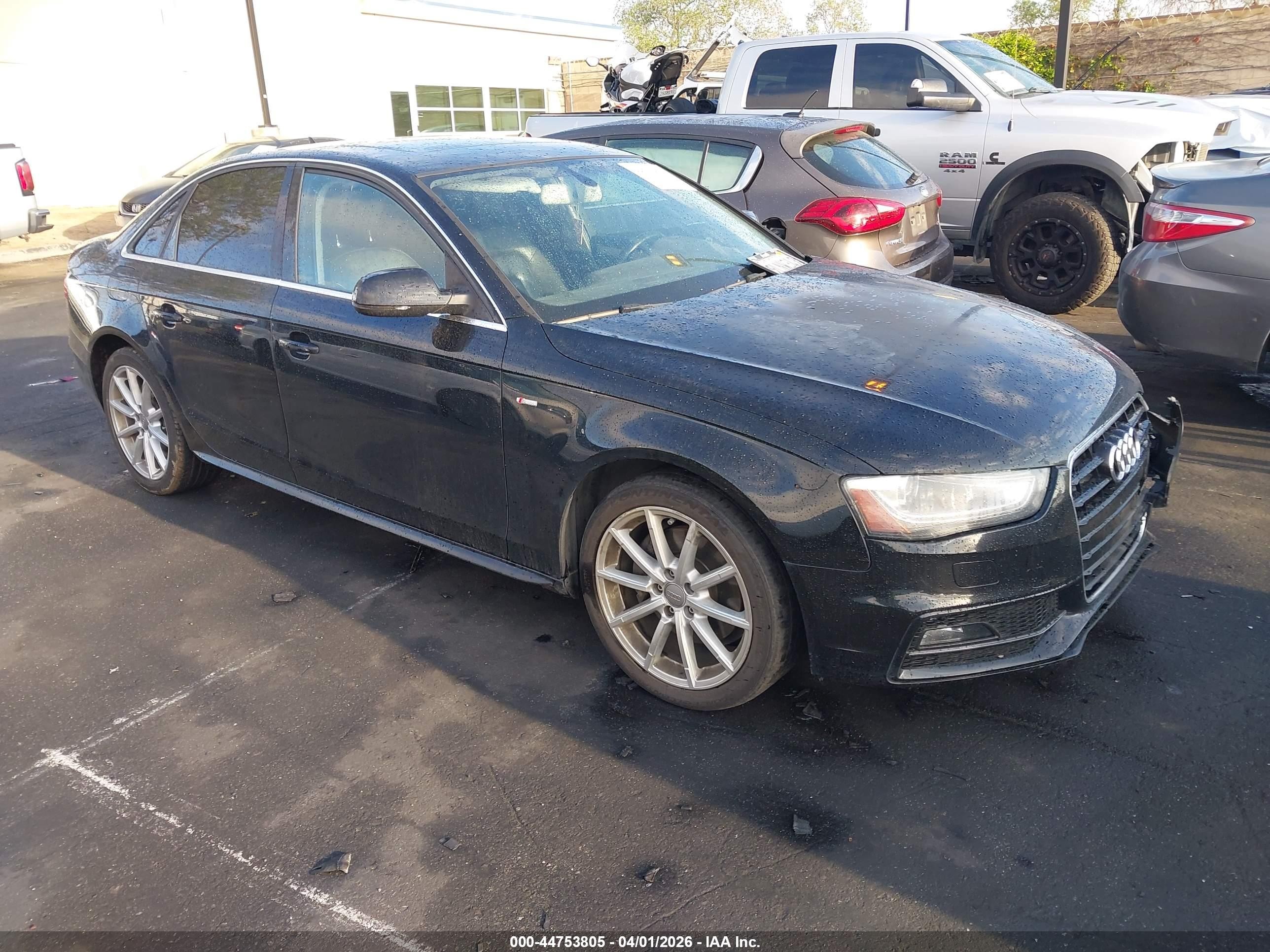 2015 Audi A4 2.0t Premium Black vin: WAUAFAFL4FN011487