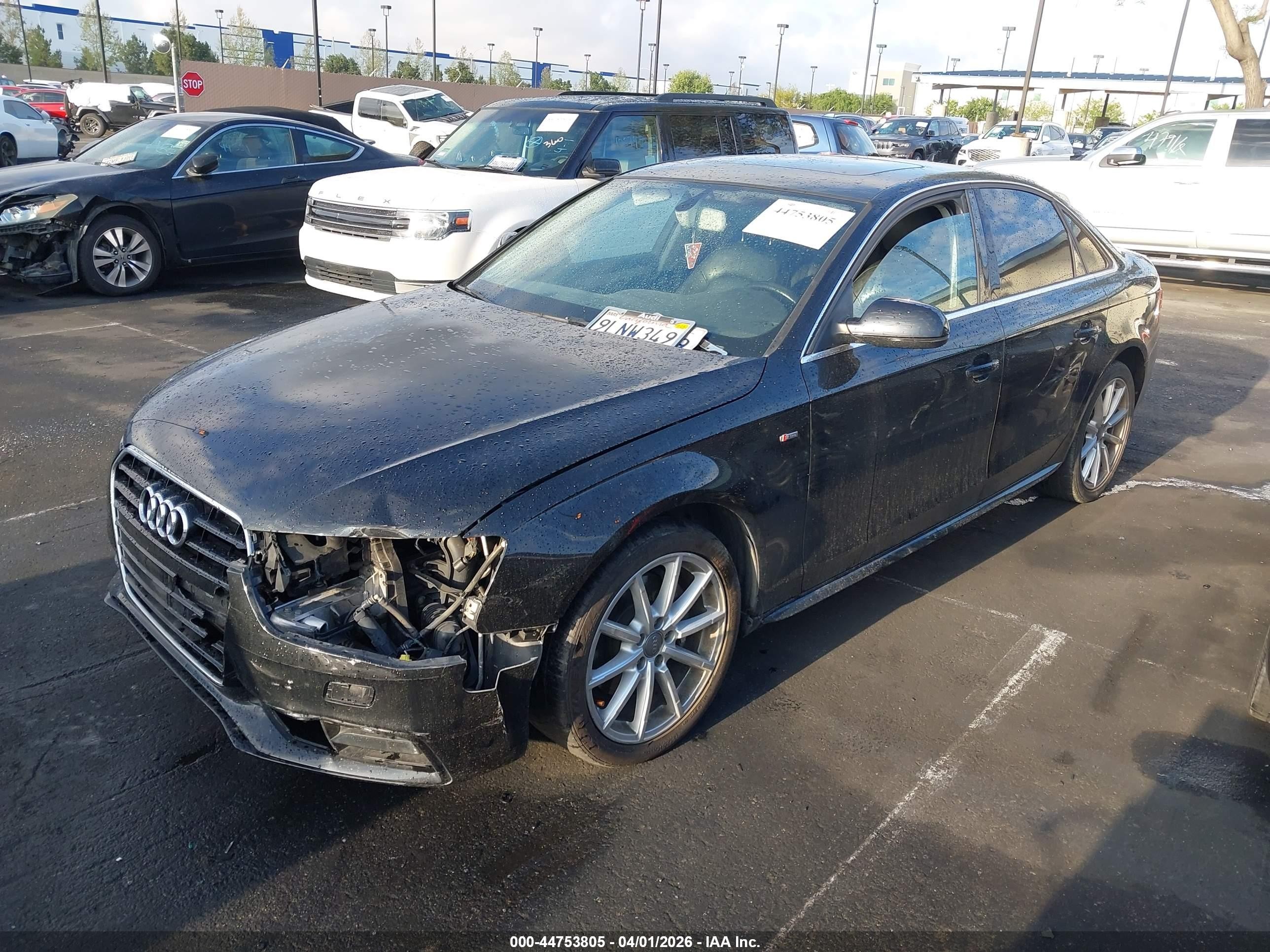 2015 Audi A4 2.0t Premium Black vin: WAUAFAFL4FN011487