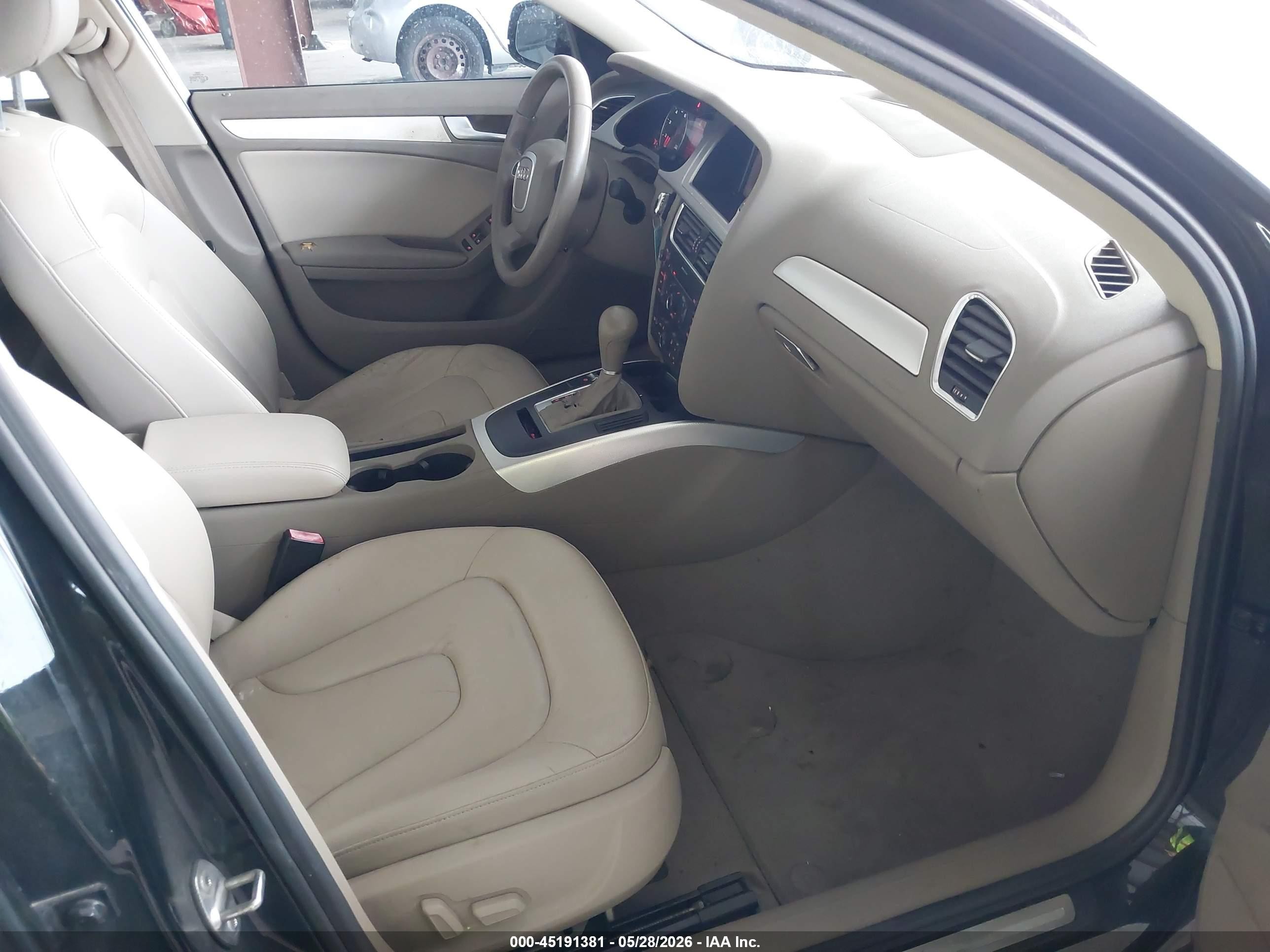 2011 Audi A4 2.0t Premium Black vin: WAUAFAFL5BN013579