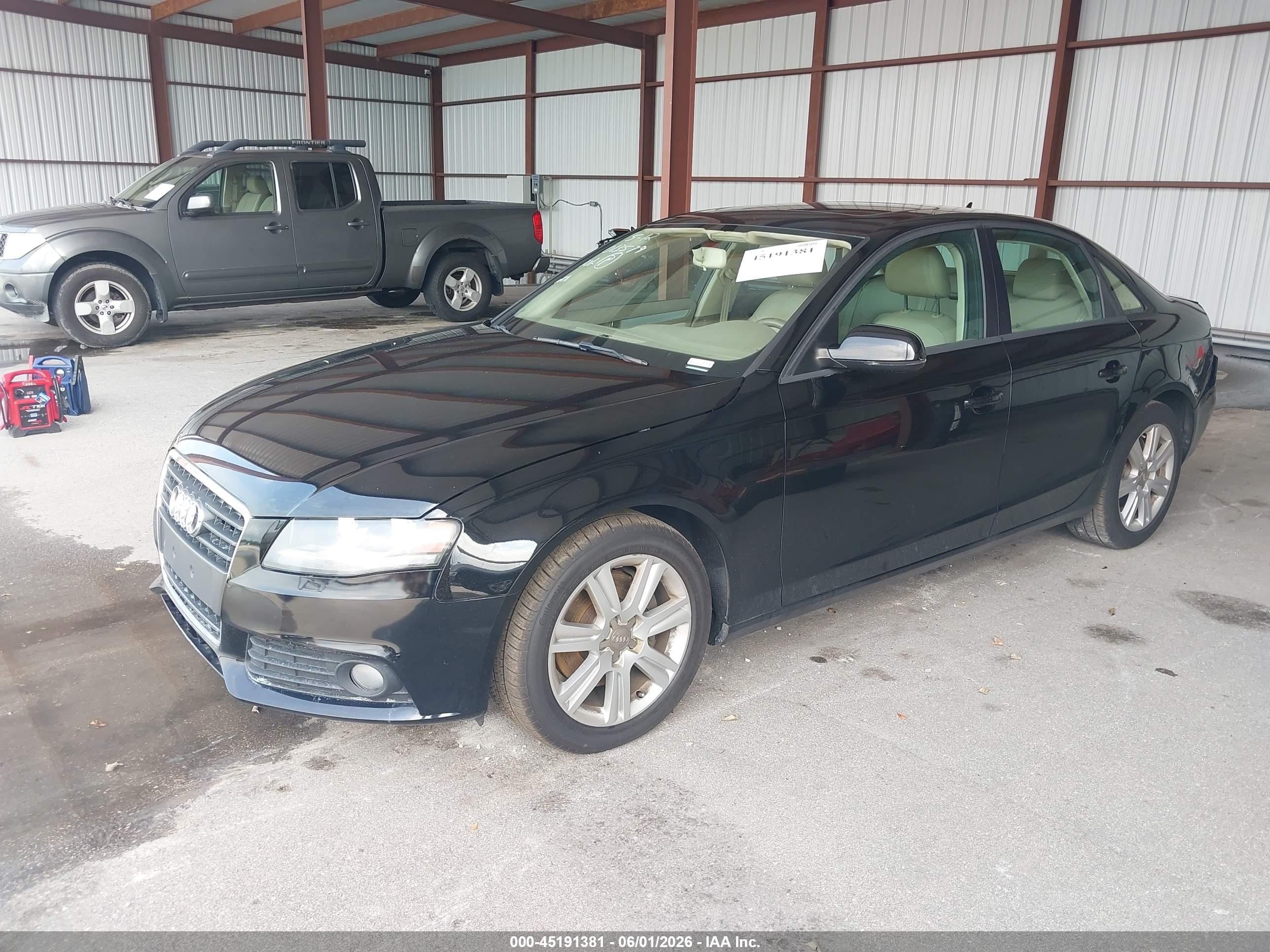 2011 Audi A4 2.0t Premium Black vin: WAUAFAFL5BN013579
