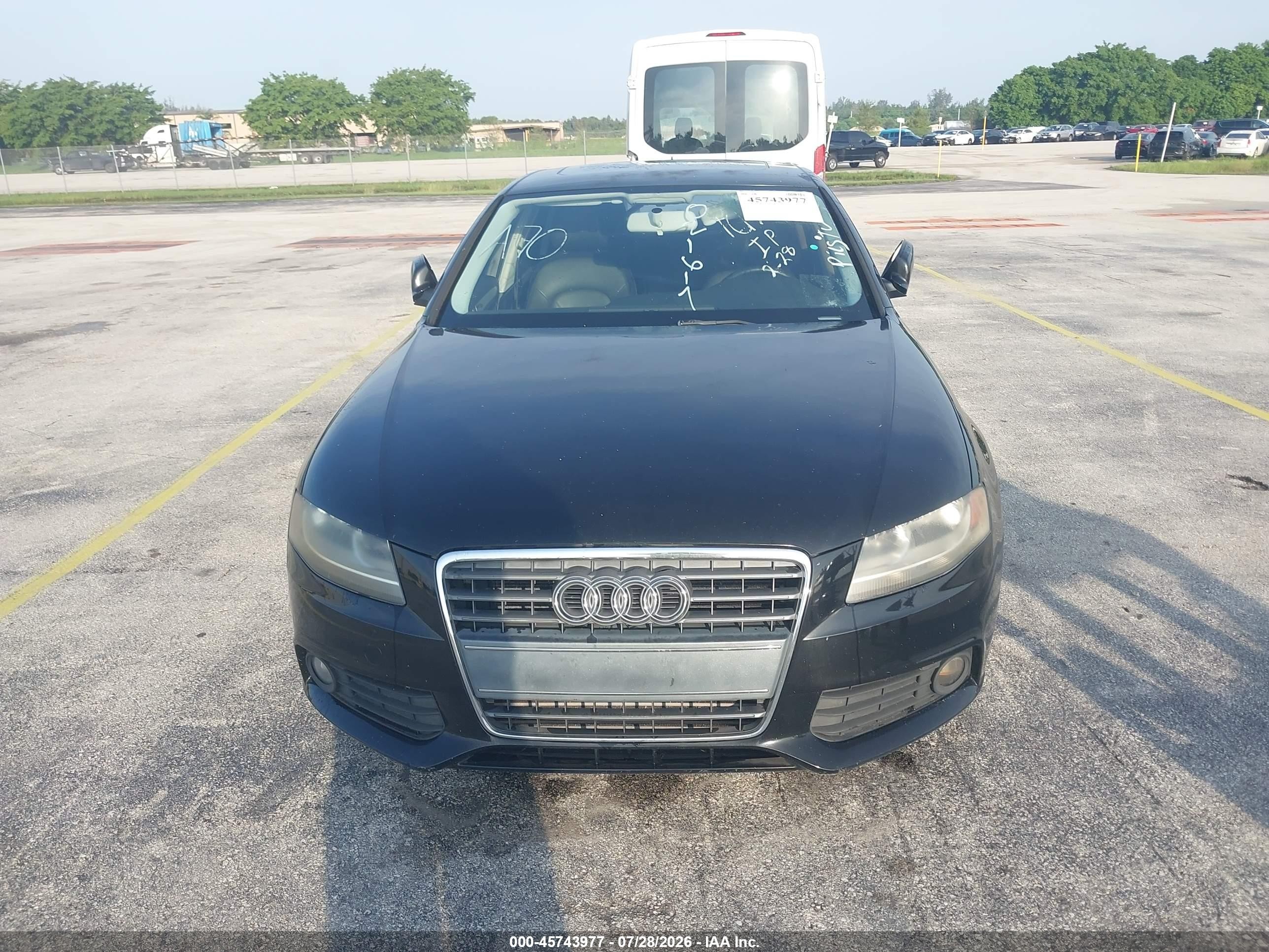 2011 Audi A4 2.0t Premium Black vin: WAUAFAFL5BN021617