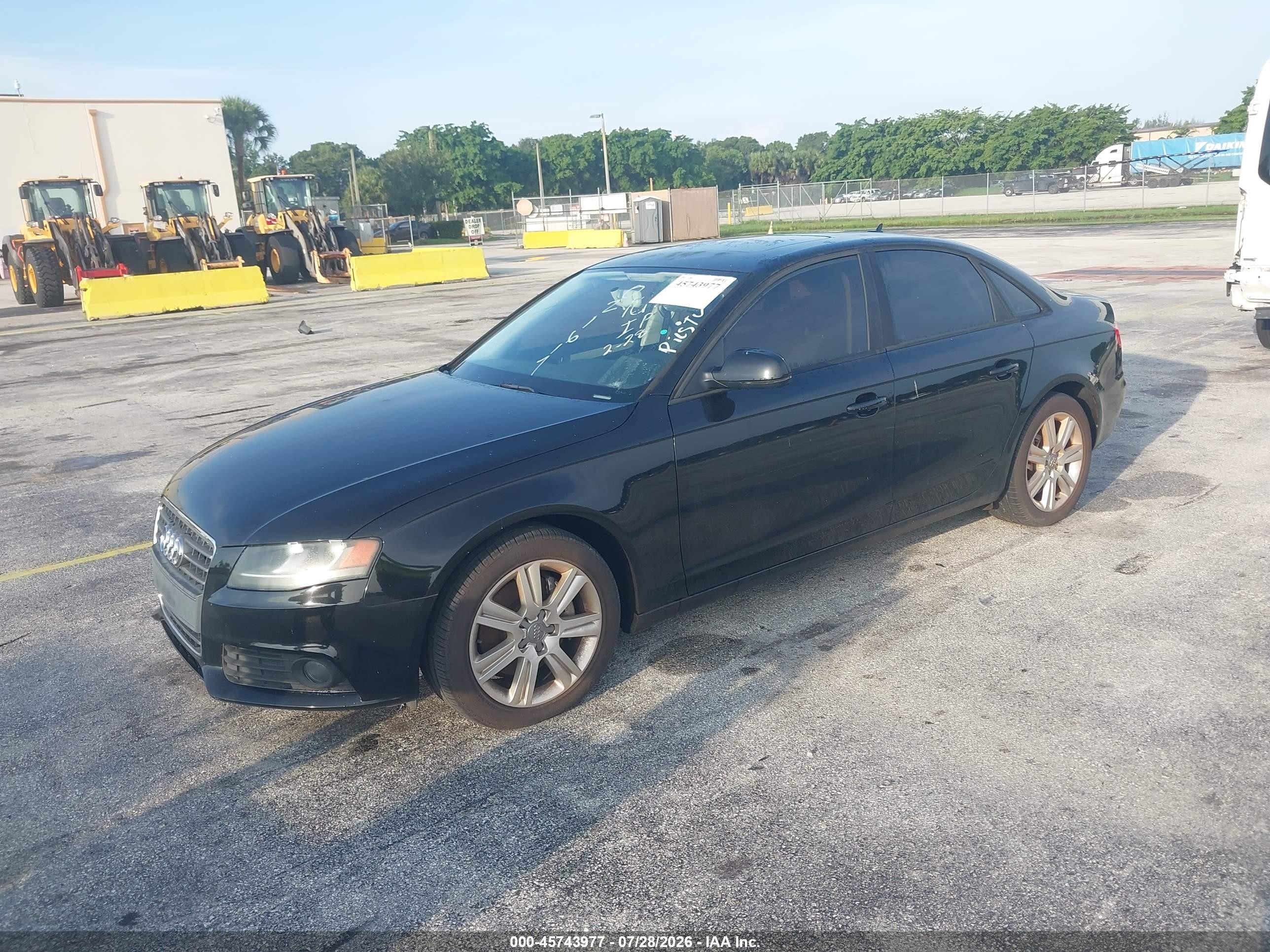 2011 Audi A4 2.0t Premium Black vin: WAUAFAFL5BN021617