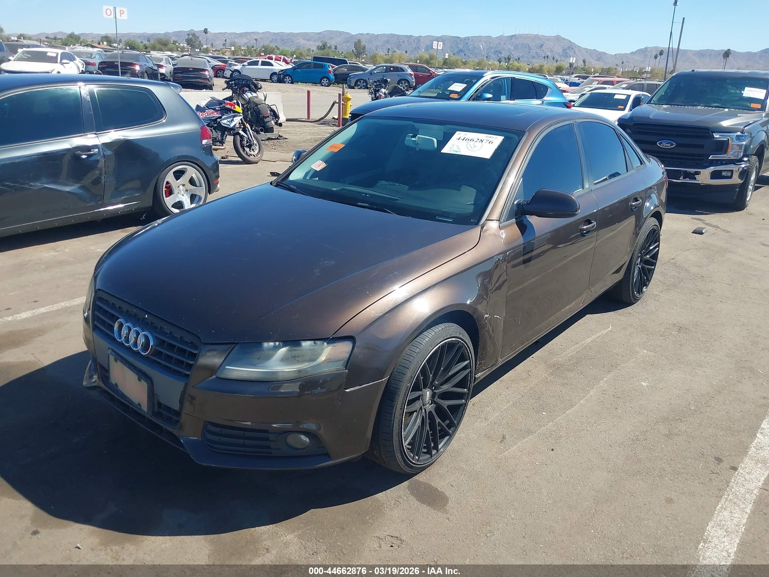 2011 Audi A4 2.0t Premium Dark Brown vin: WAUAFAFL5BN046789
